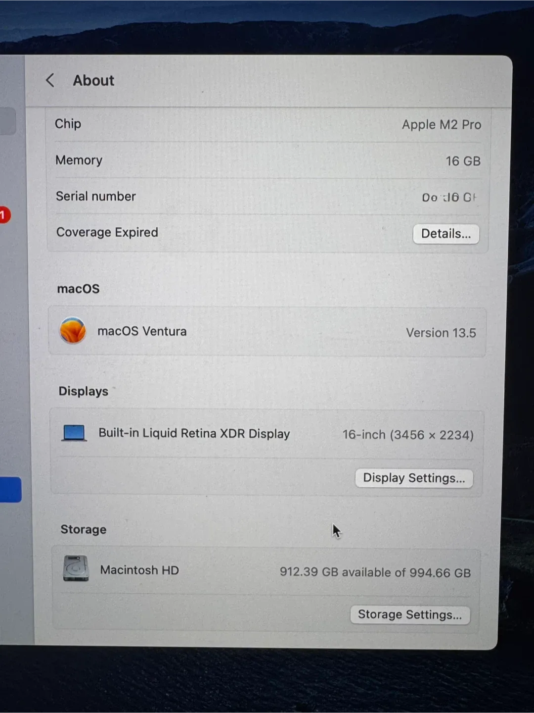Apple MacBook Pro 16-inch M2 Pro Chip 16GB RAM image indicator(3)