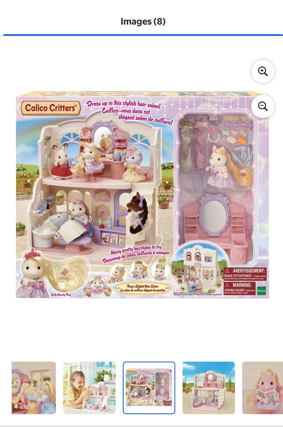 Calico Critters Pony's Stylish Hair Salon Playset image indicator(5)
