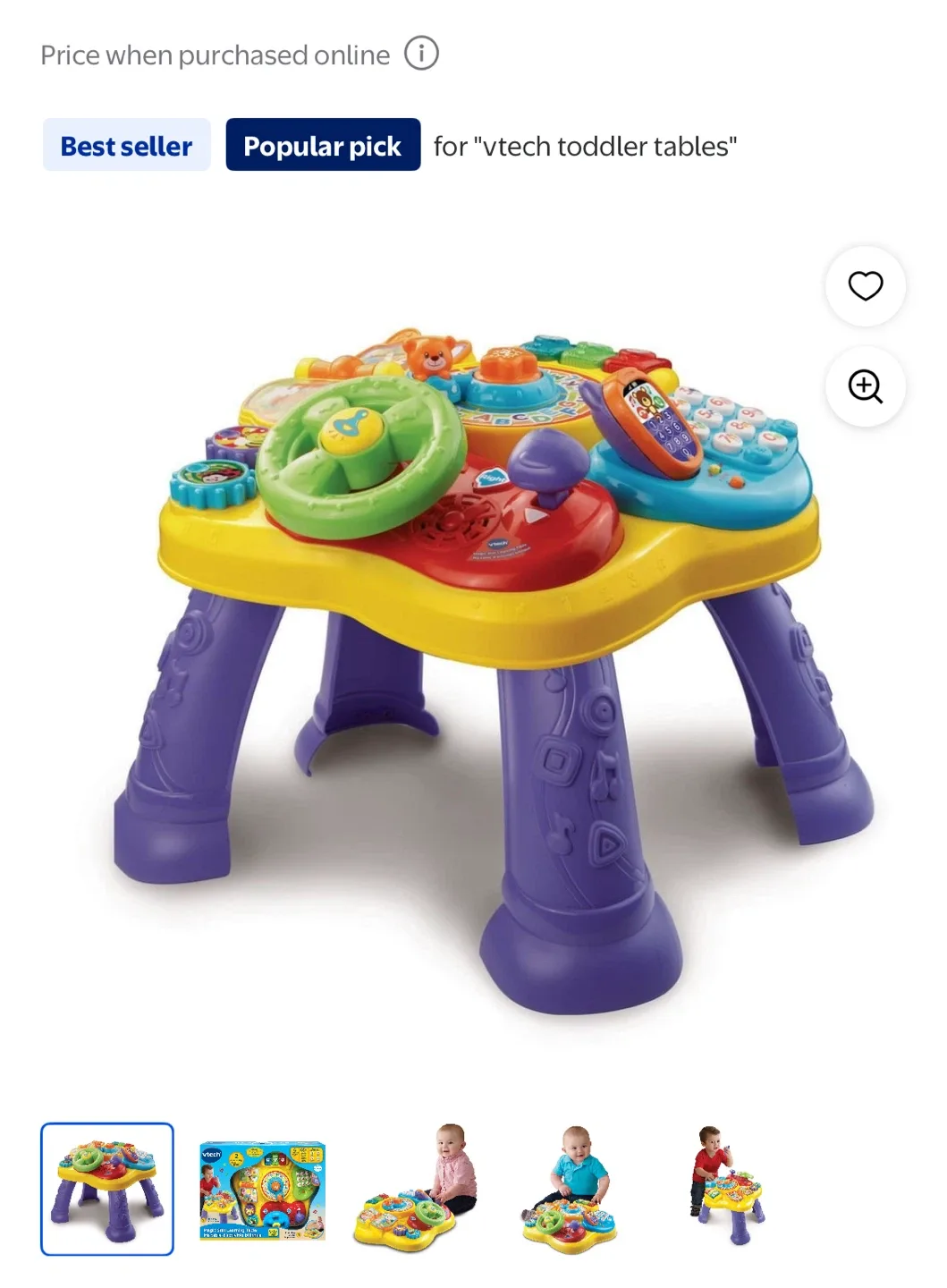 VTech Magic Star Learning Table - Bilingual image indicator(2)