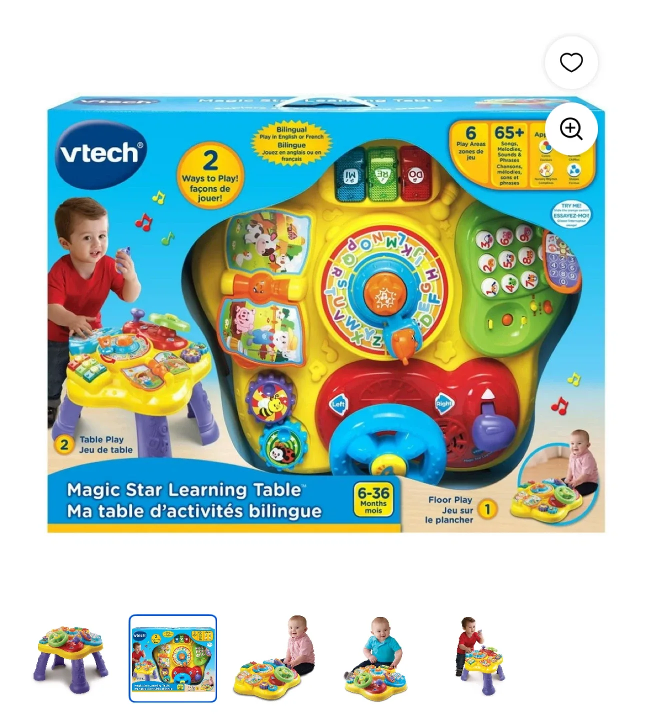VTech Magic Star Learning Table - Bilingual image indicator(4)