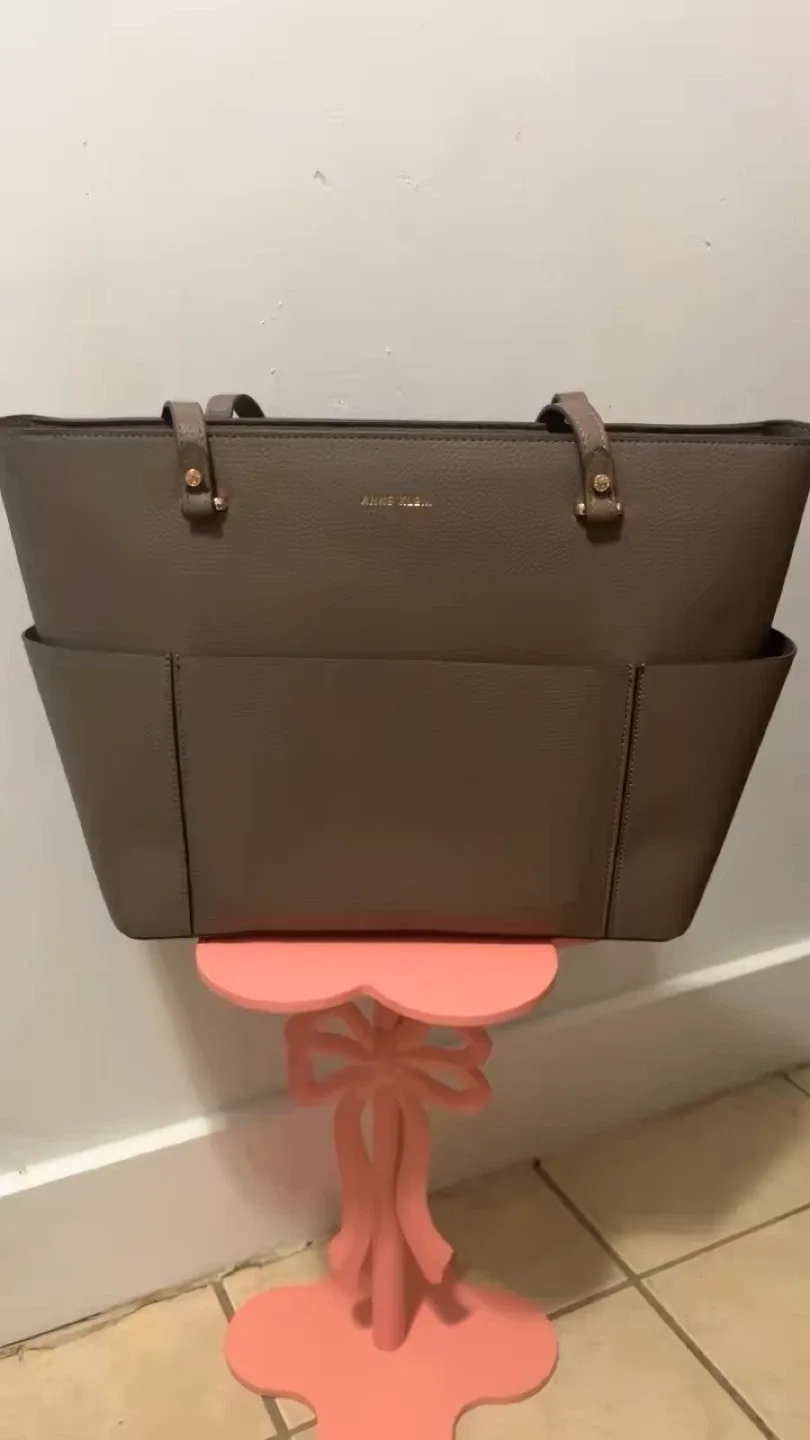 Anne Klein Tote Bag with Pouch - Taupe image indicator(2)