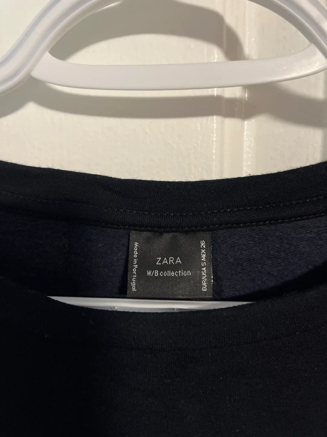 Zara W/B Collection dark navy Top - Size S image indicator(3)