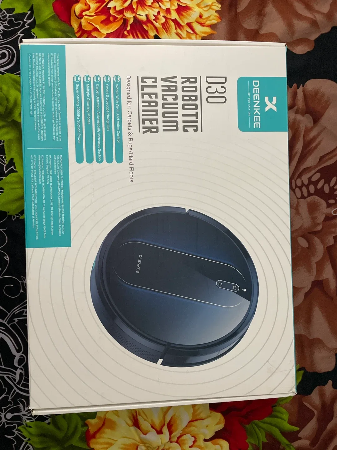 DEENKEE D30 Robotic Vacuum Cleaner - New in Box! thumbnail