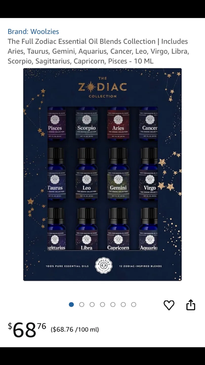 ✨NEW Essential Oils - 12 Bottles- Zodiac Collection image indicator(3)