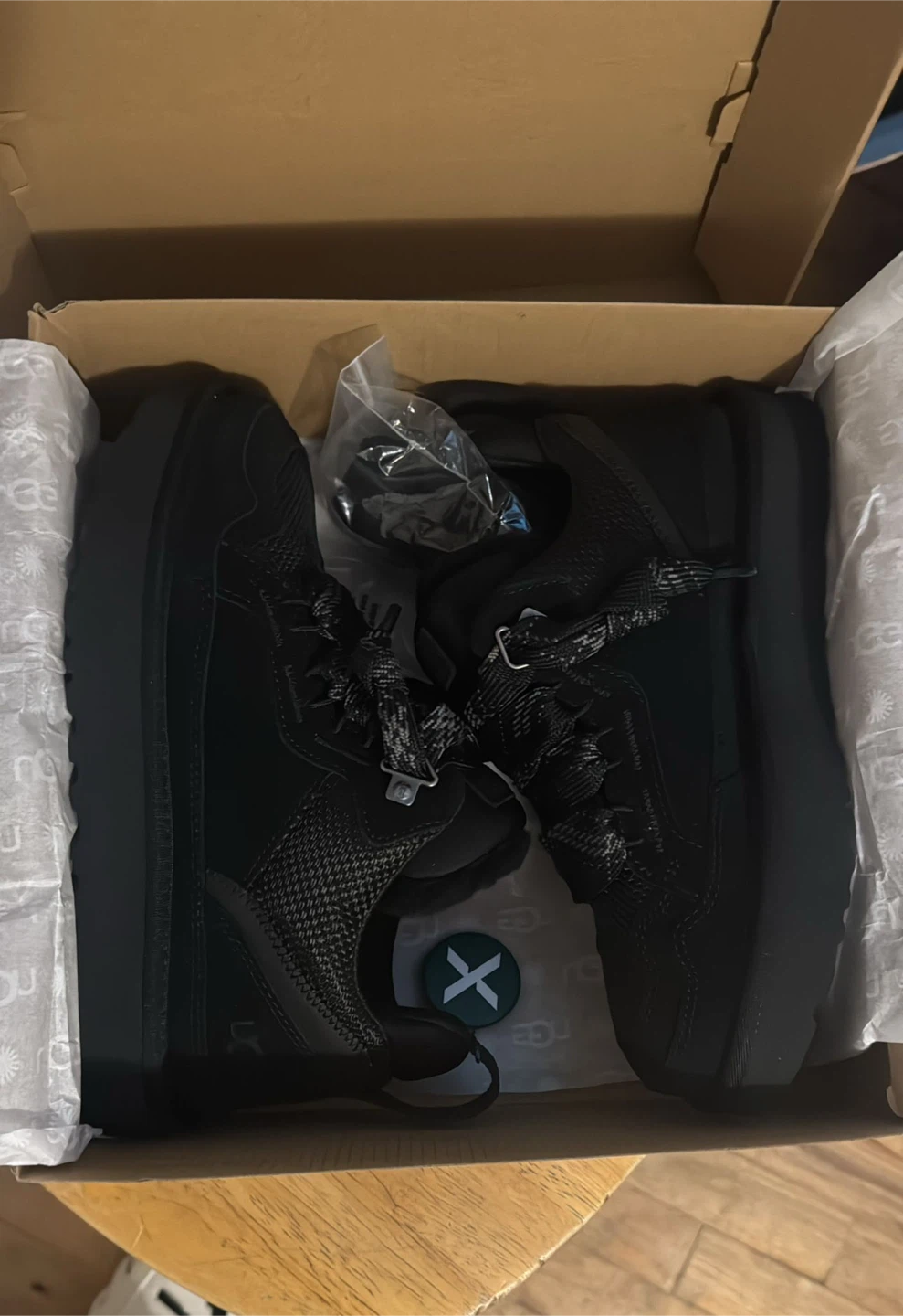 UGG Marin Mega Lace Black Women's Shoes
