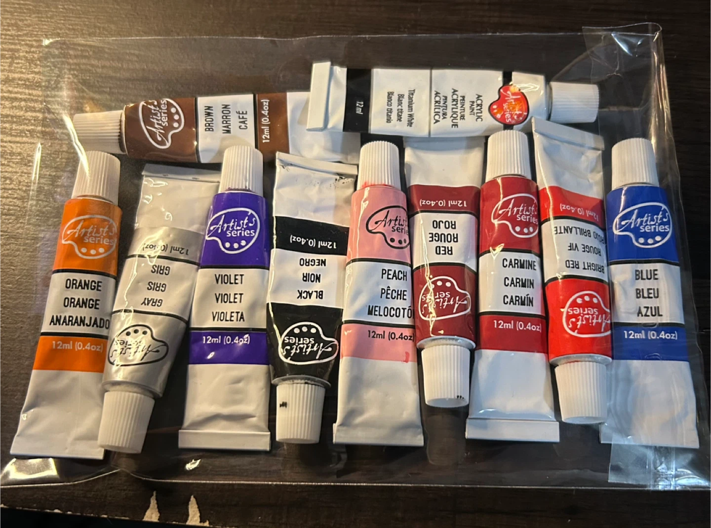 Artist's Series Acrylic Paint Set - 12ml Tubes