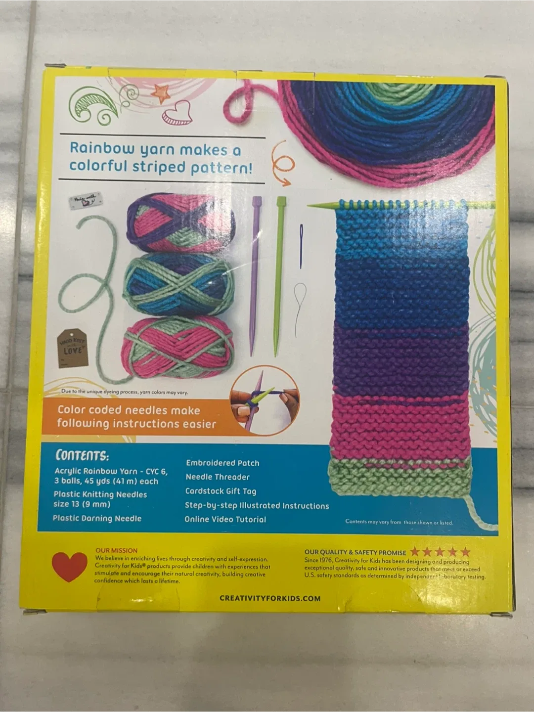 Creativity for Kids Learn to Knit Kit, Ages 9+ image indicator(2)