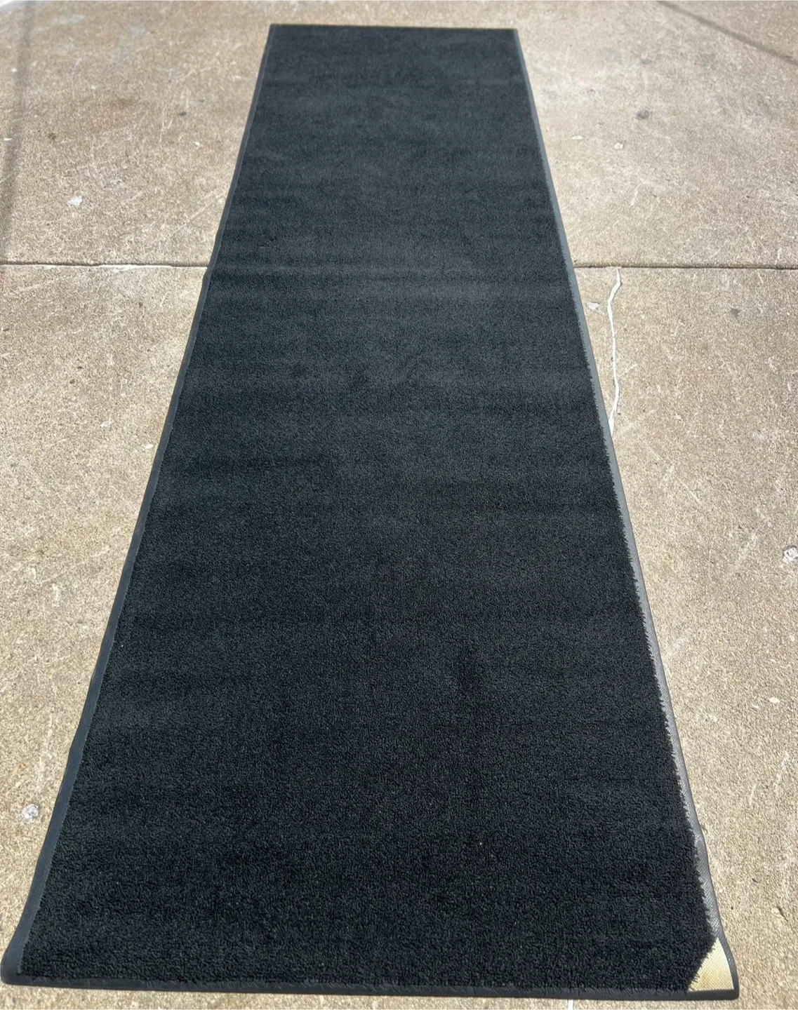 Black Indoor/Outdoor Carpet Runner image indicator(4)