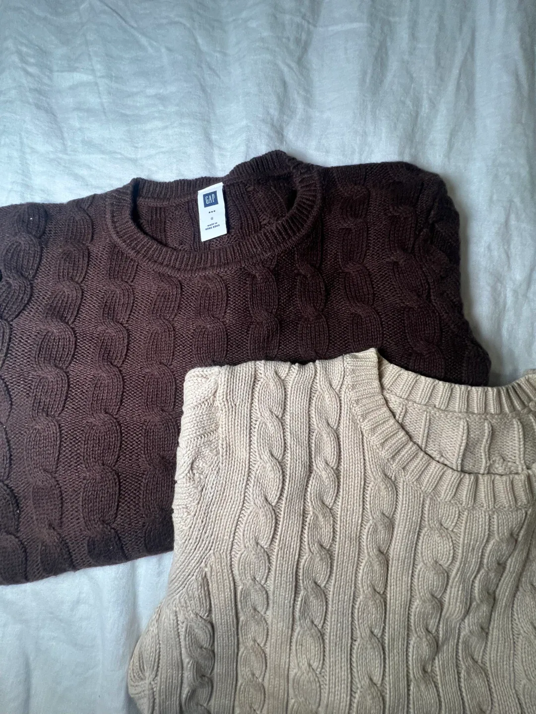 Tommy Hilfiger & GAP Cable Knit Sweaters