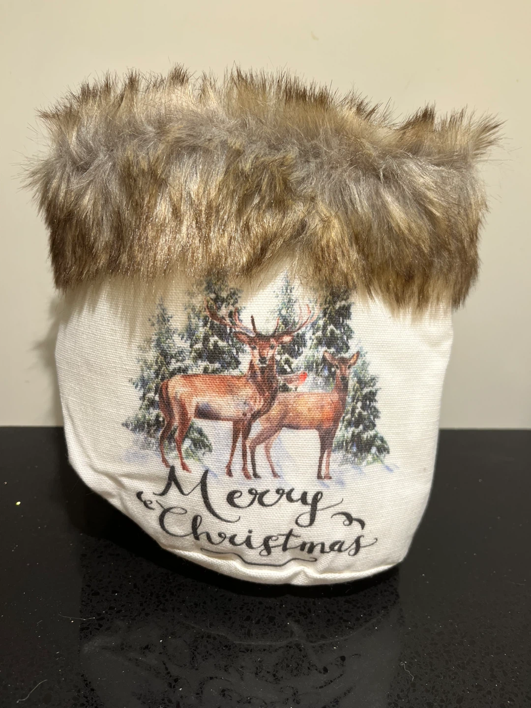 12 Christmas Decorative Fabric Baskets