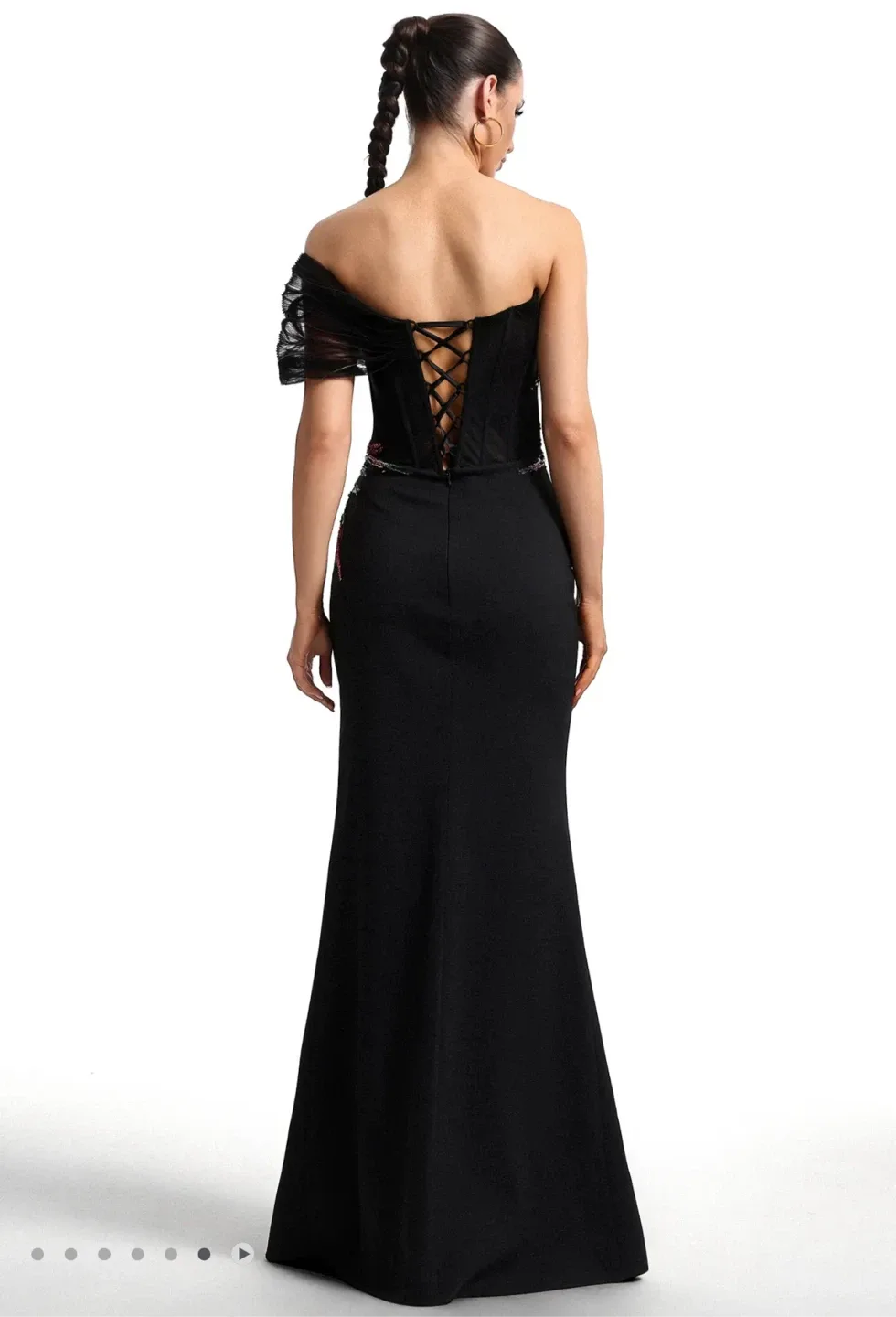 Bella Barnett Strapless Sequin Dress image indicator(3)