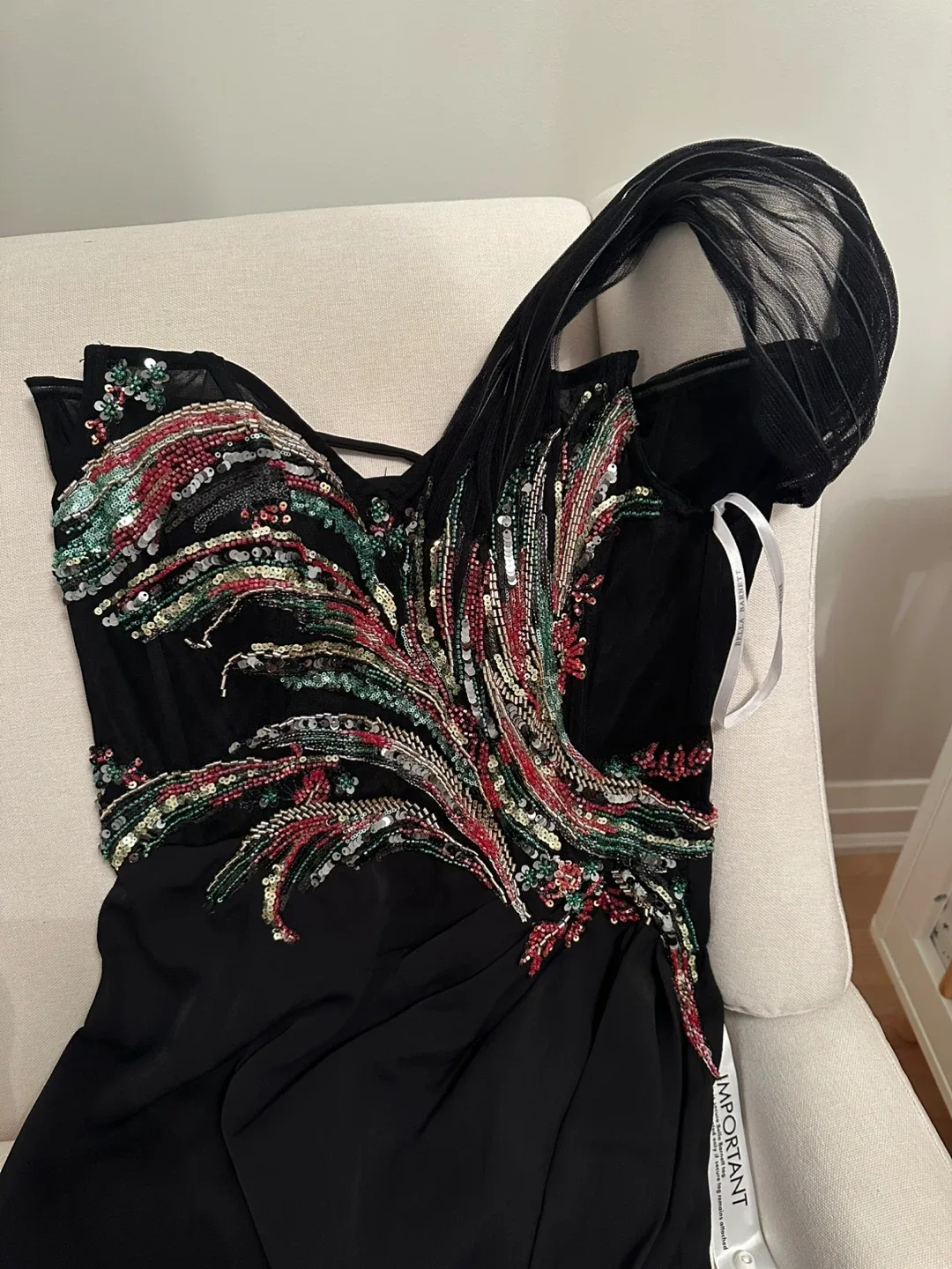 Bella Barnett Strapless Sequin Dress image indicator(5)