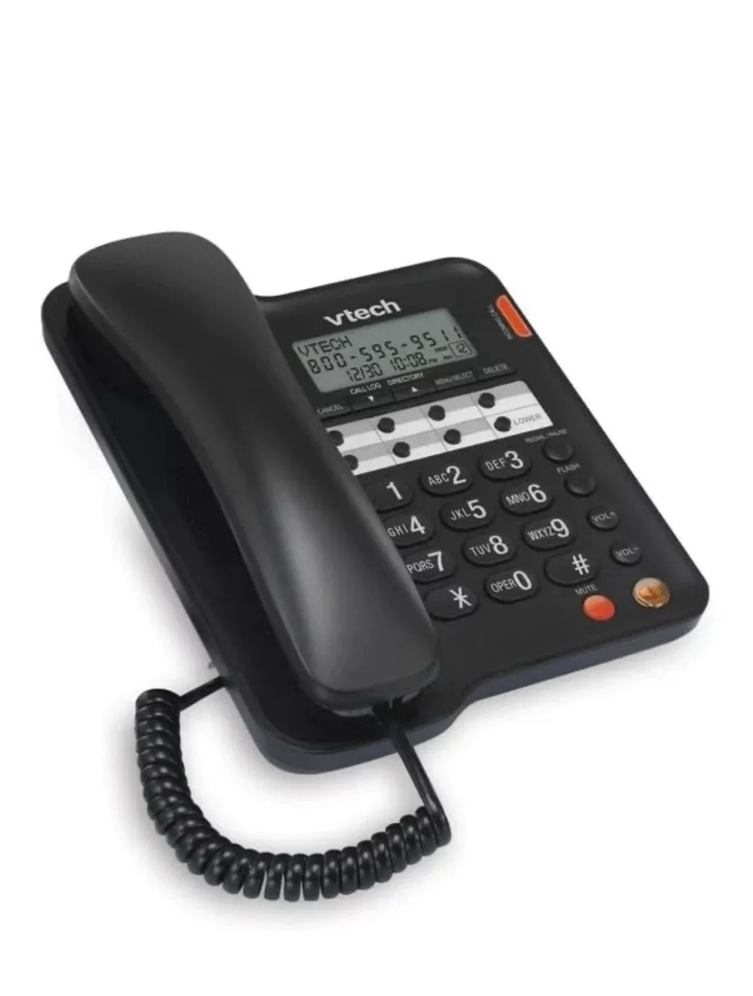 VTech CD1153-BK Corded Speakerphone - Black image indicator(2)