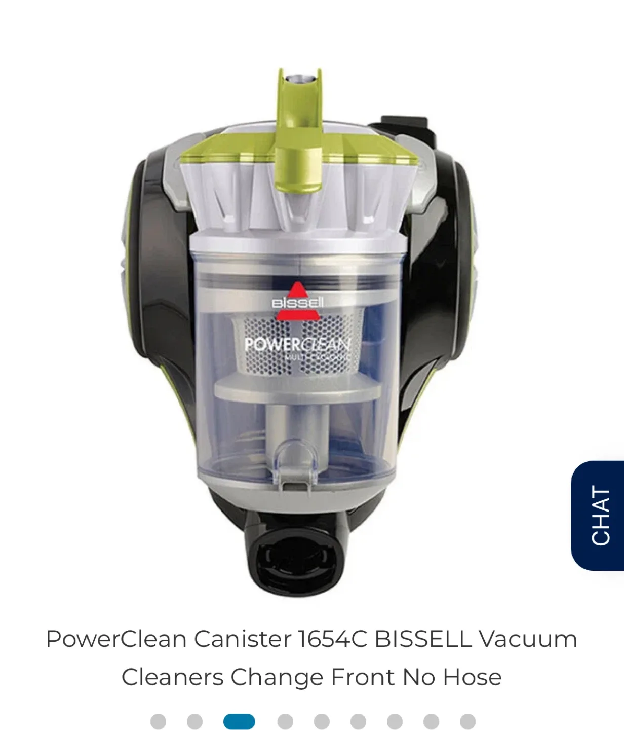 Bissell PowerClean Canister 1654C Vacuum image indicator(4)