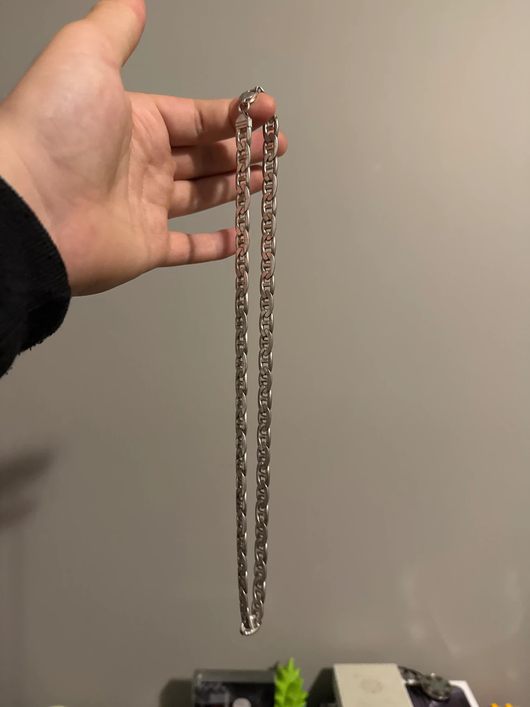 Offers accepted 925 Silver Mariner Link Chain Necklace