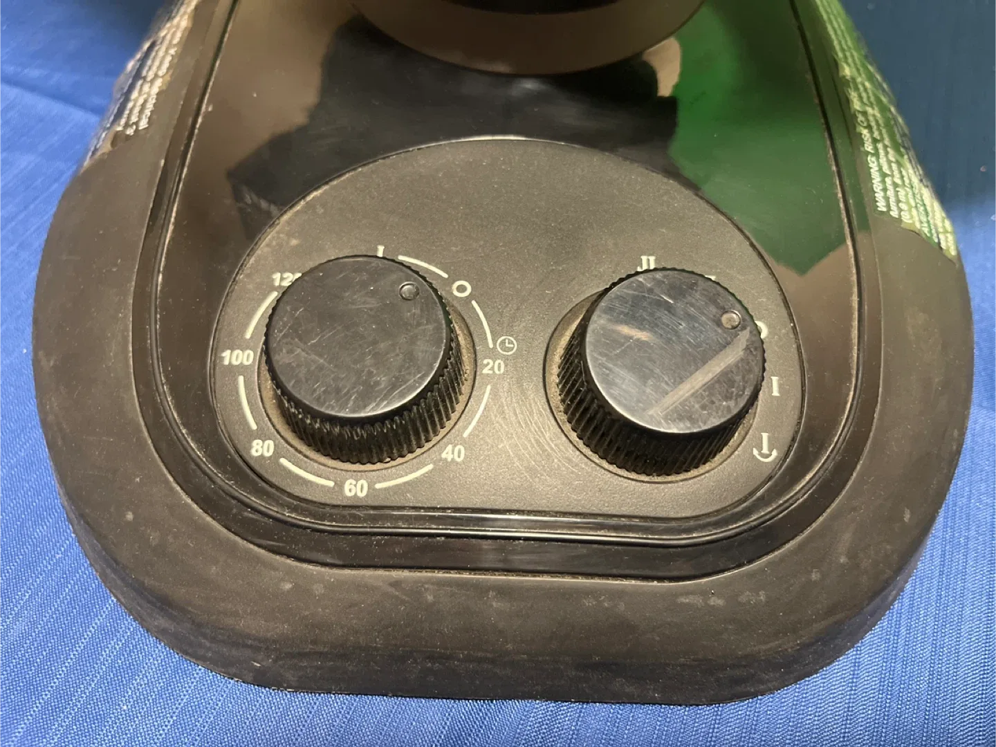 NOMA Black Portable Heater image indicator(2)