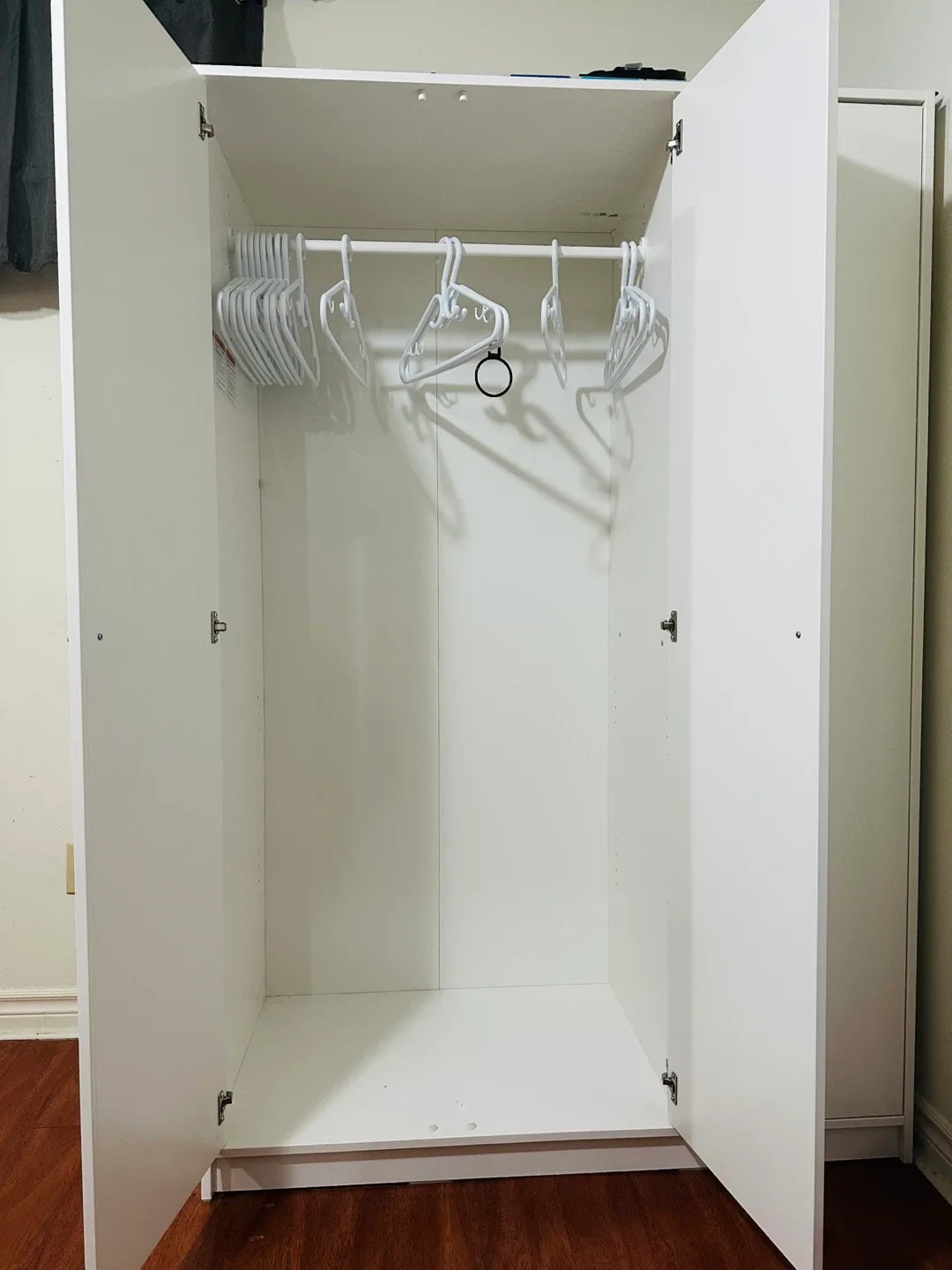 White Wardrobe with Shelves image indicator(4)