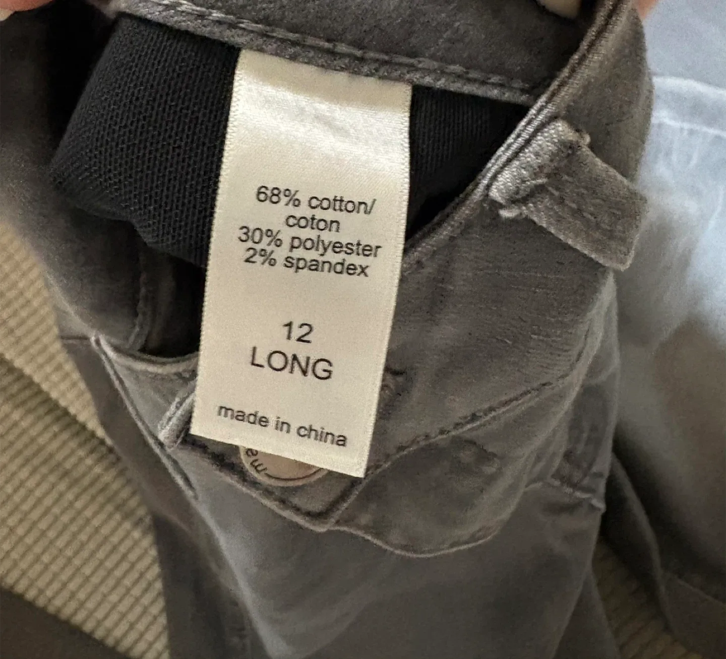 Maurices Gray Denim Jeans - Size 12 Long image indicator(5)