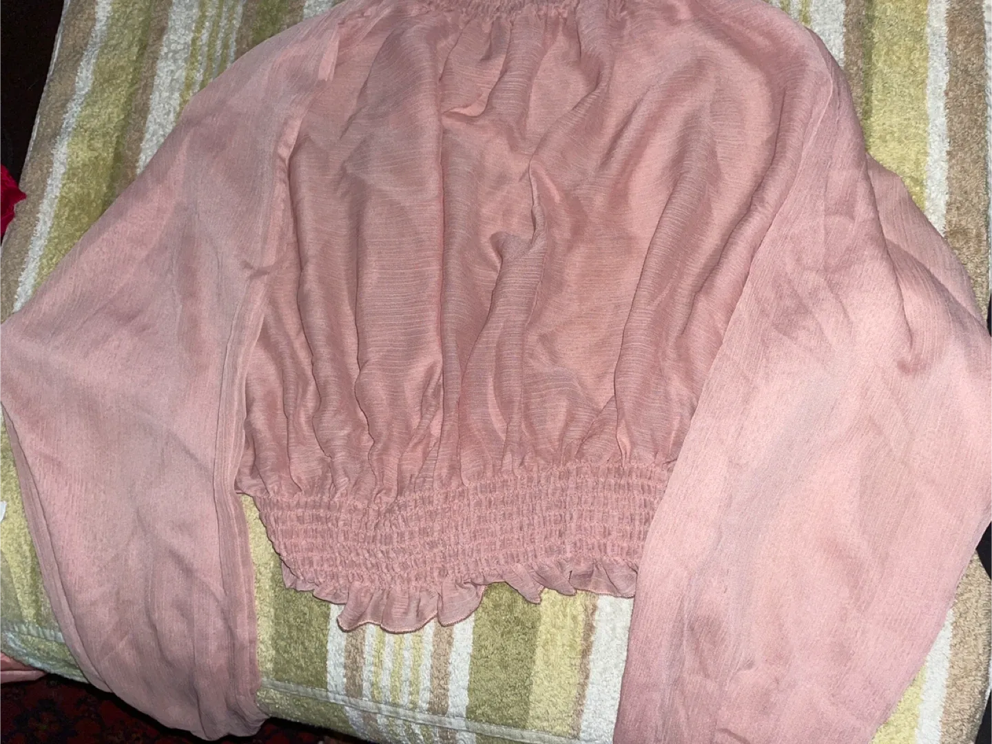 Pink Long Sleeve Top
