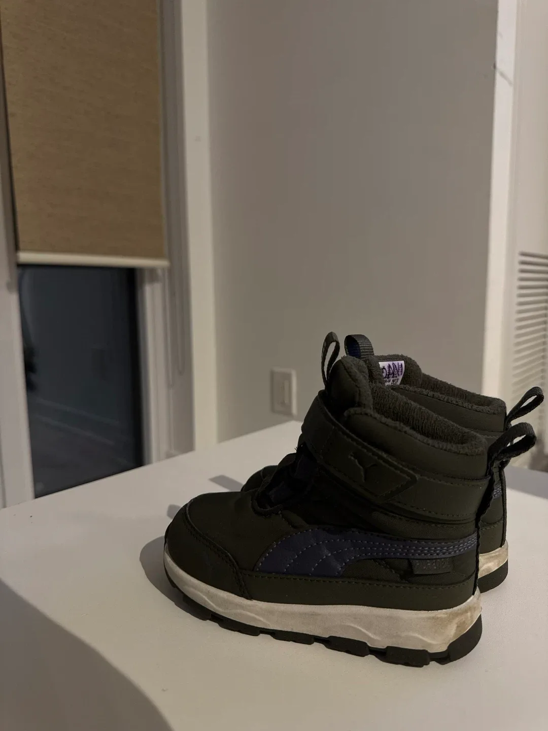 PUMA Kids' Easy On Waterproof Boots - Olive Green(Size 6) image indicator(5)