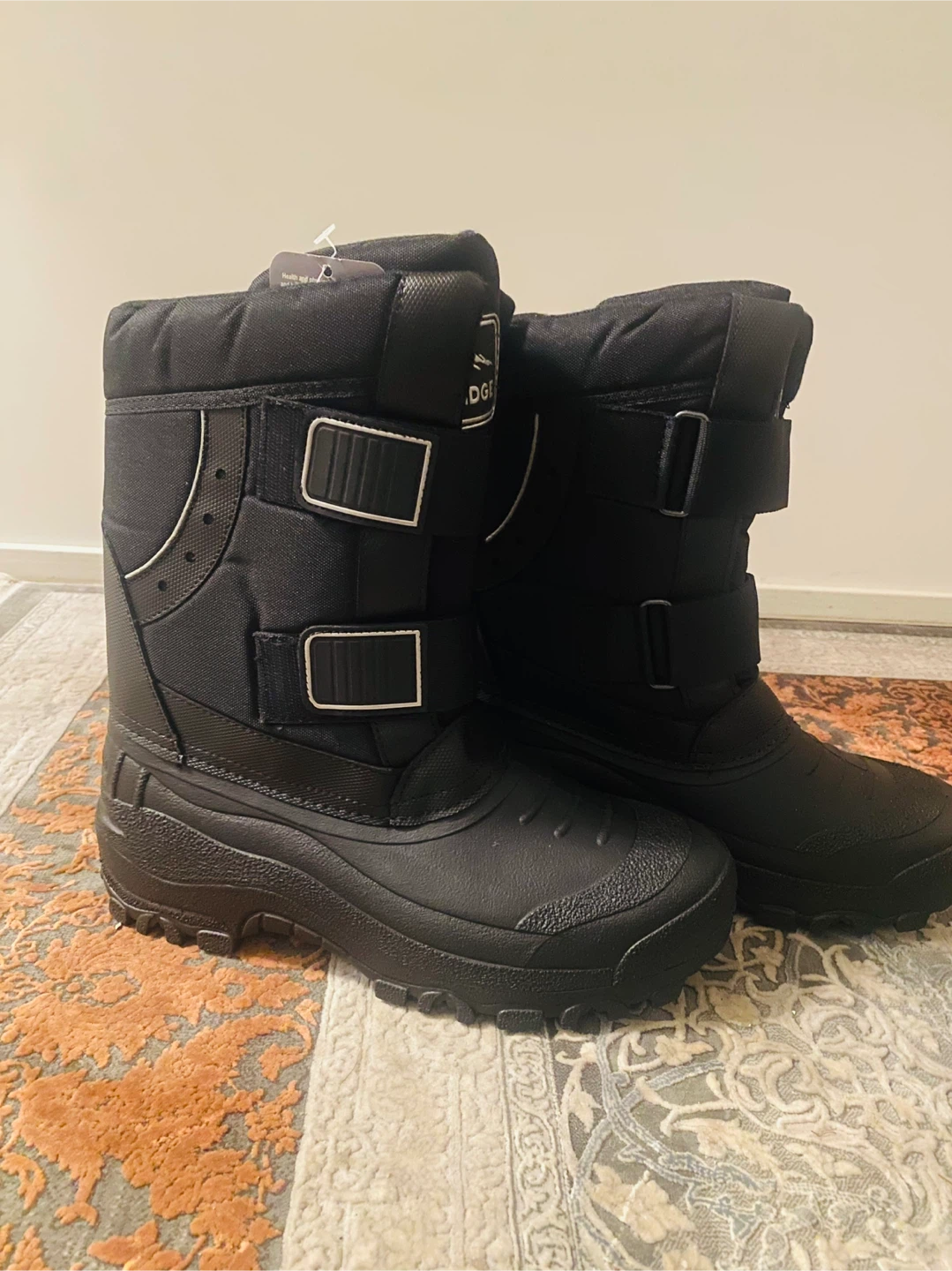 New (Unused) Arctic Ridge Black Winter Boots - Size 10
