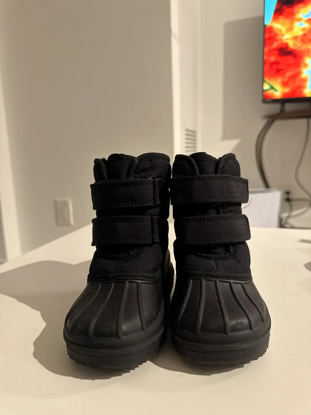 Black Snow Boots Size 6