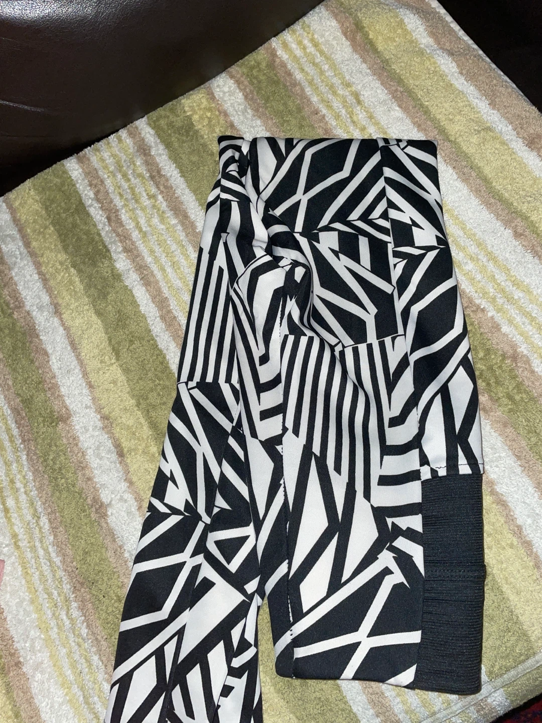 Black & White Patterned Pants
