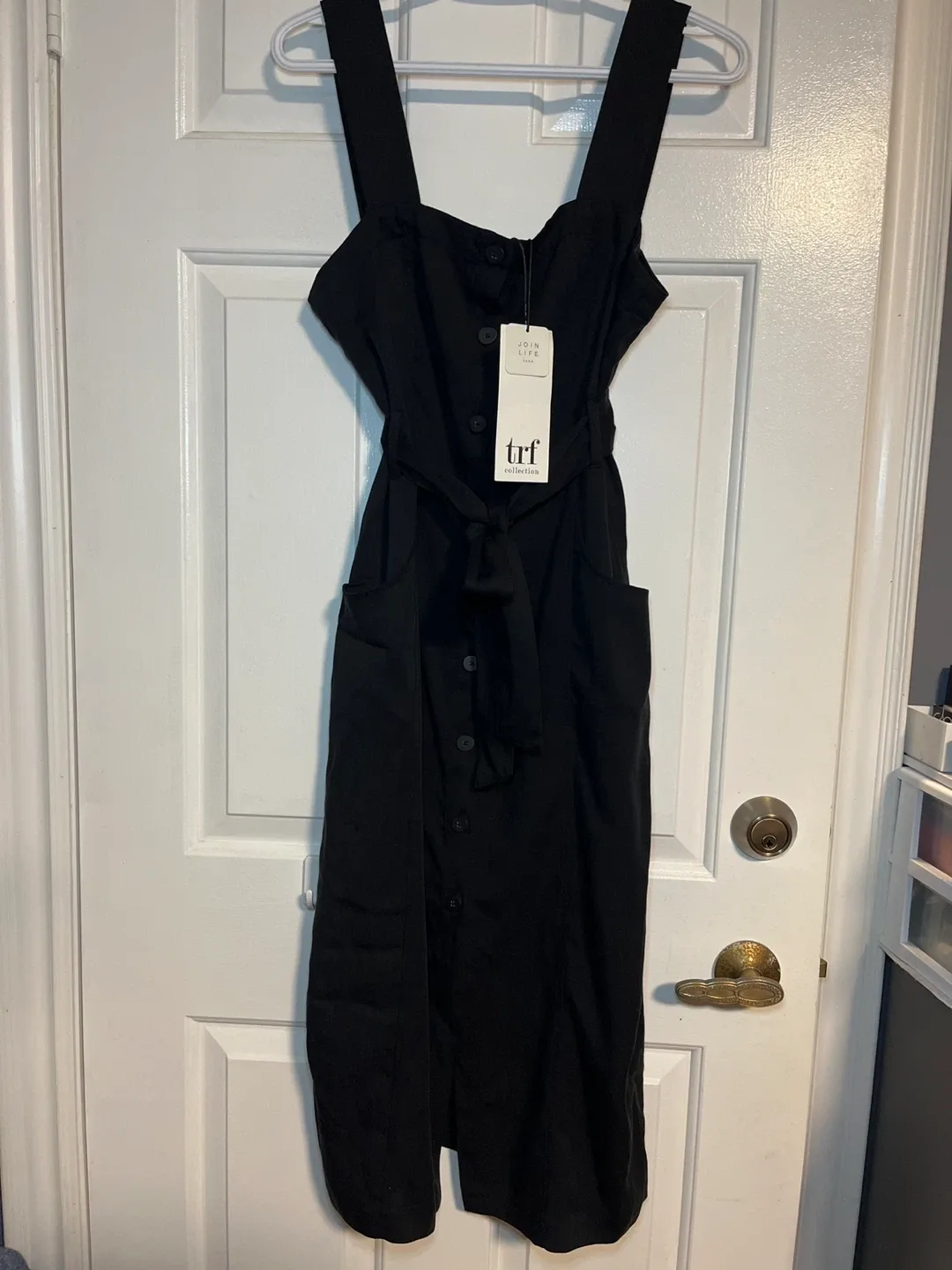 Zara TRF Black Dress - Size M thumbnail