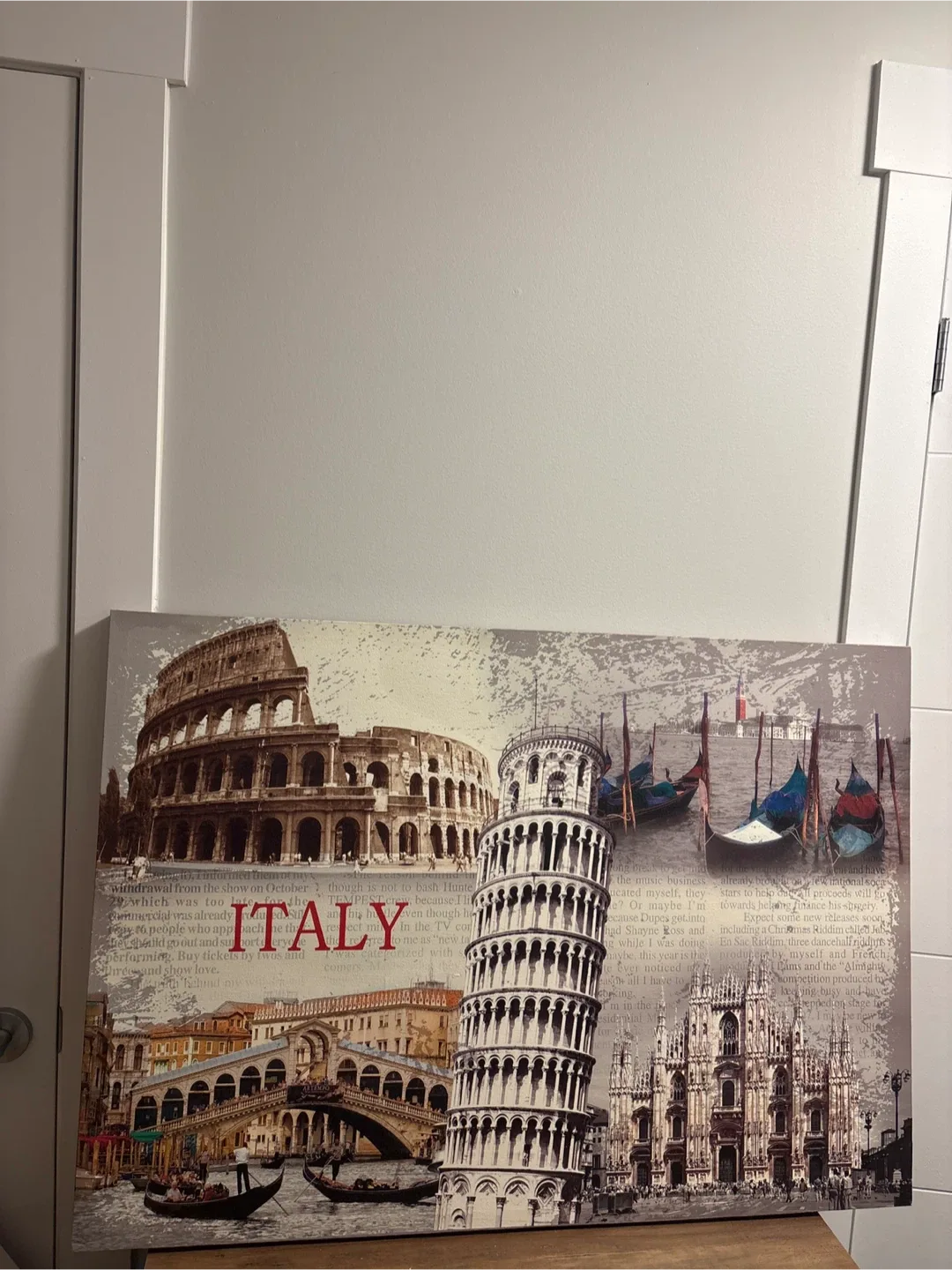 Vintage Italy Canvas Wall Art image indicator(2)