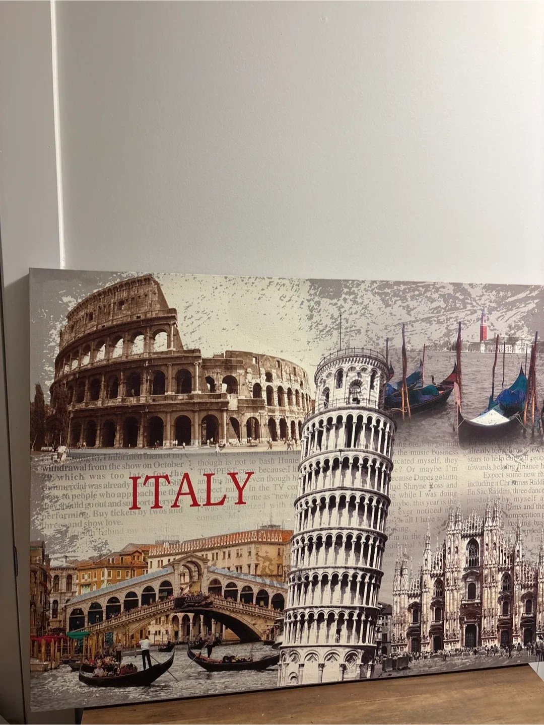 Vintage Italy Canvas Wall Art image indicator(4)