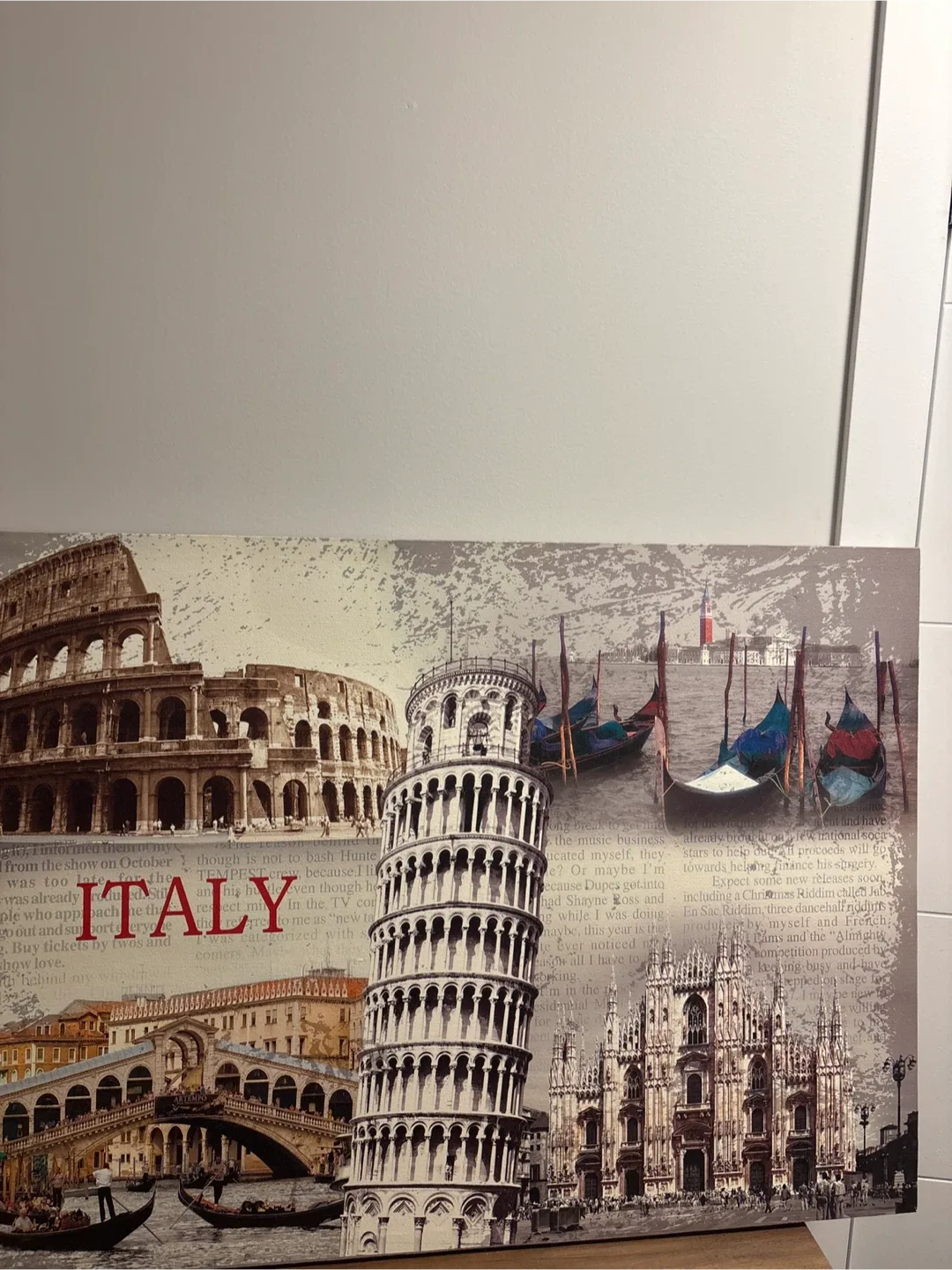 Vintage Italy Canvas Wall Art image indicator(5)