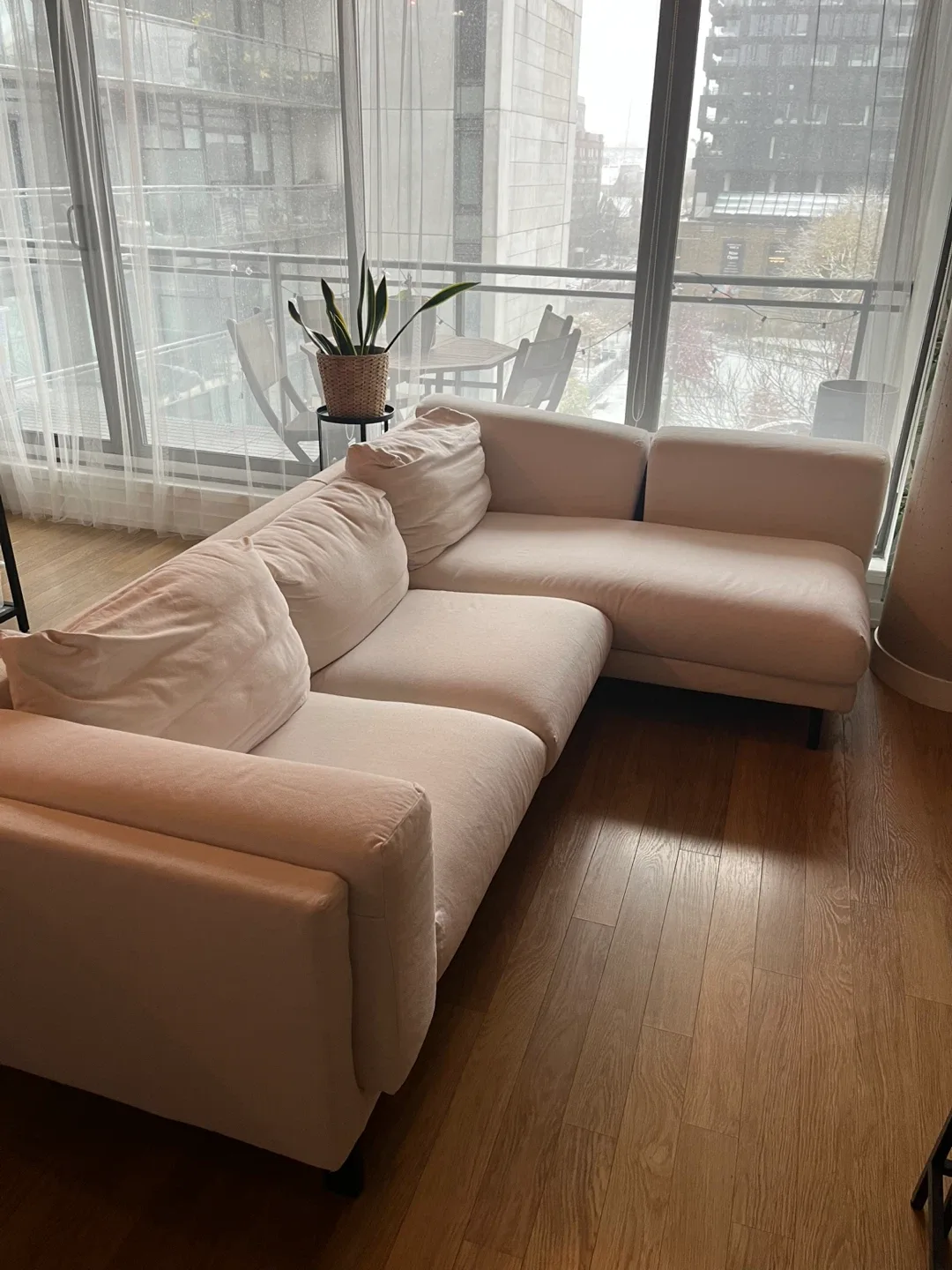 Free - Beige Sectional Sofa