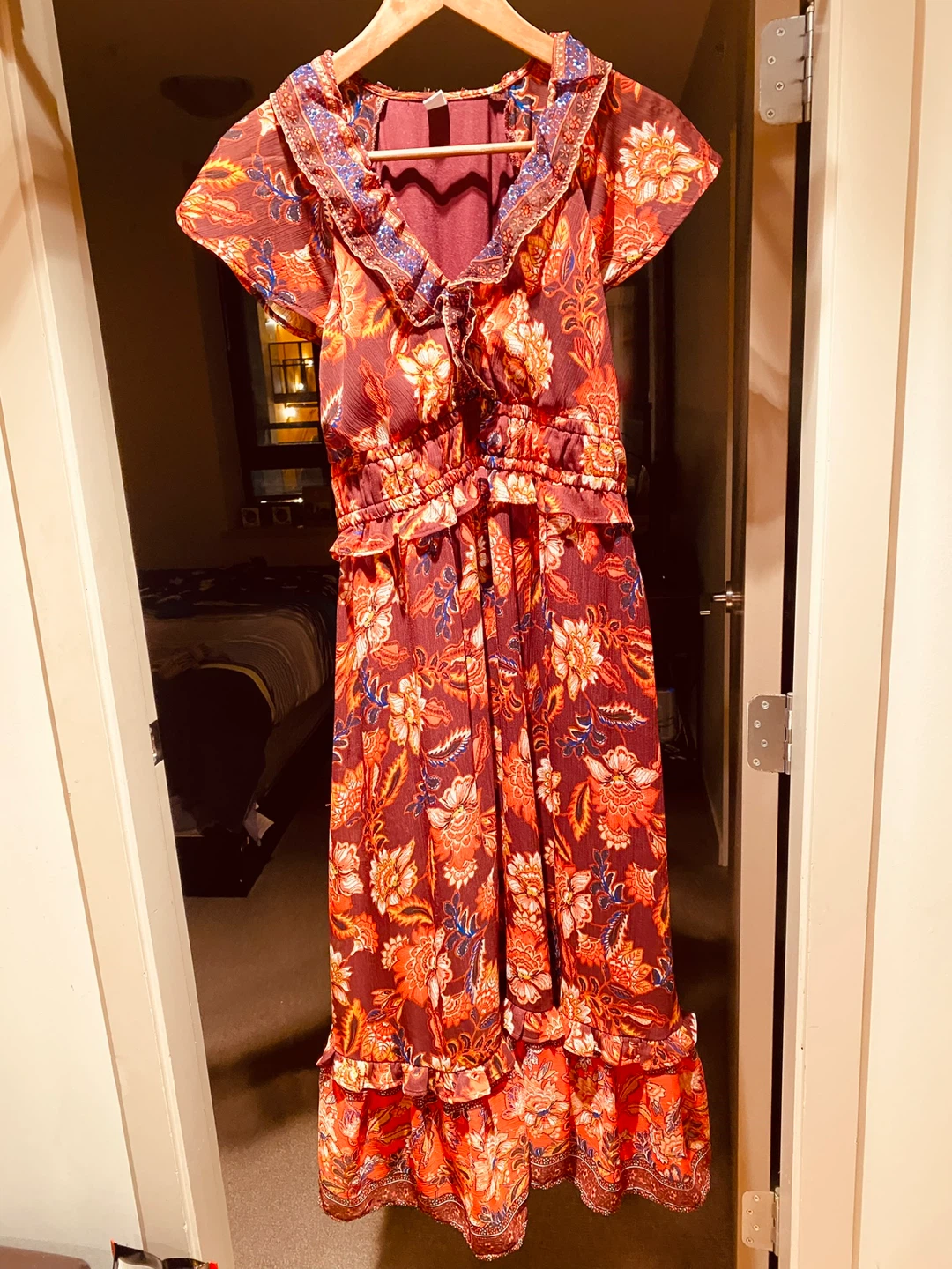 Floral Print Ruffle Dress - photo 3