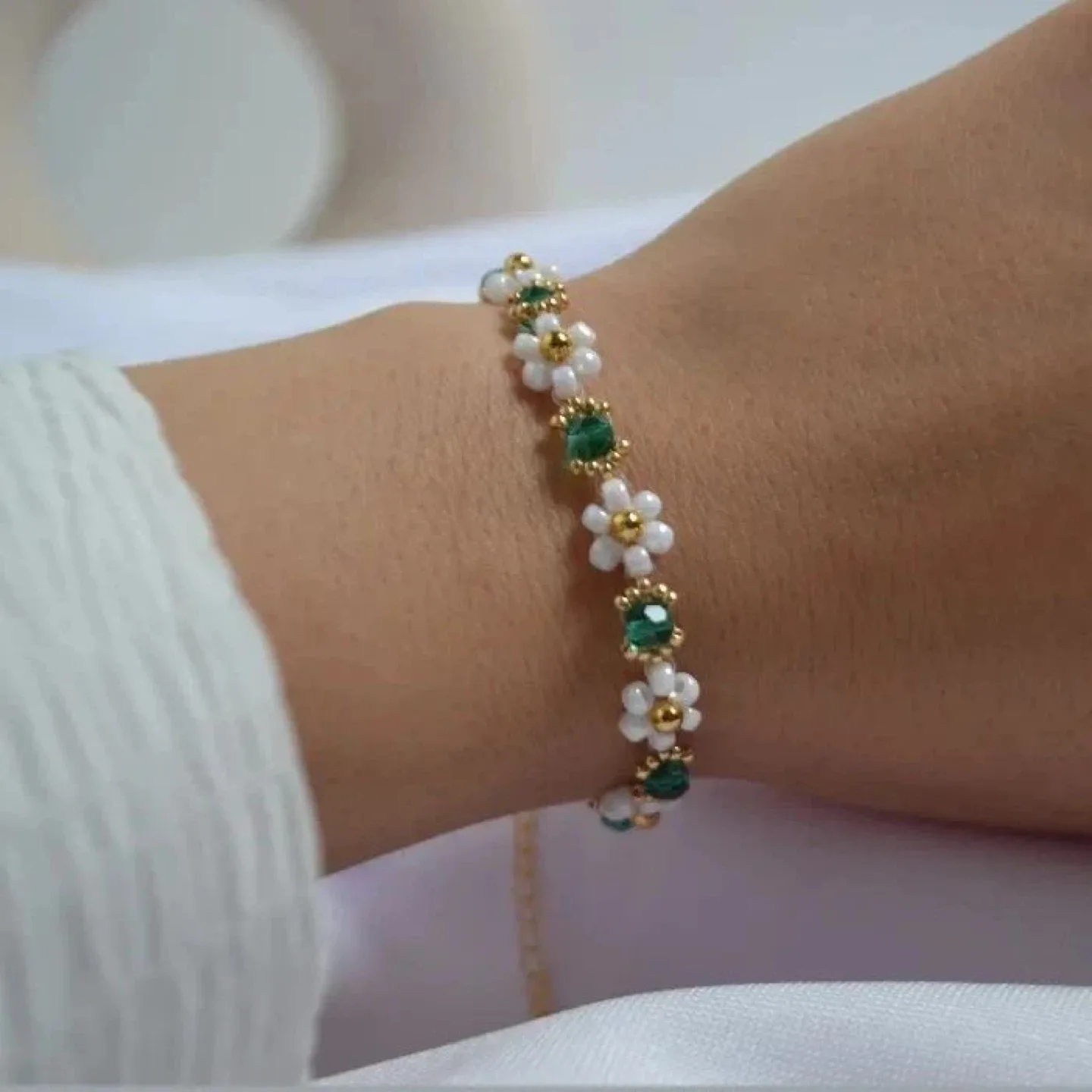 Emerald Green Gem Bracelet - Christmas Gifts (With Gift Box) image indicator(3)