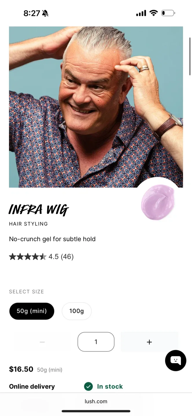 Lush Infra Wig Soft Hair Gel (3 available) image indicator(4)