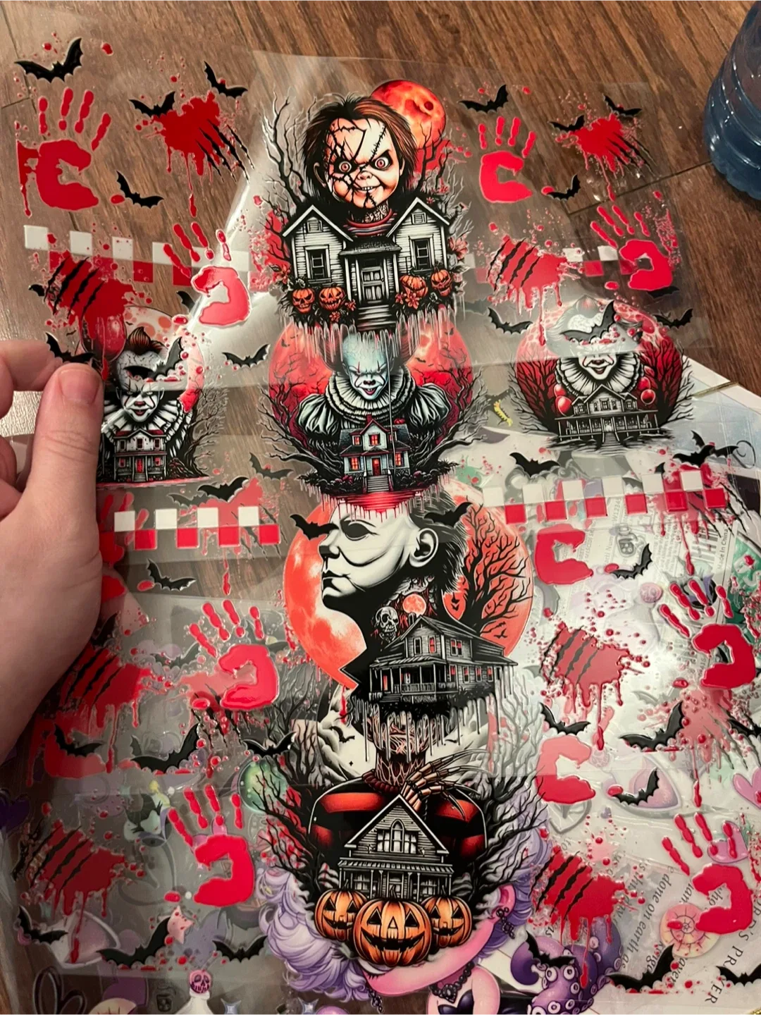 Variety of Uv Dtf Cup Wraps - Villians, Horror image indicator(3)