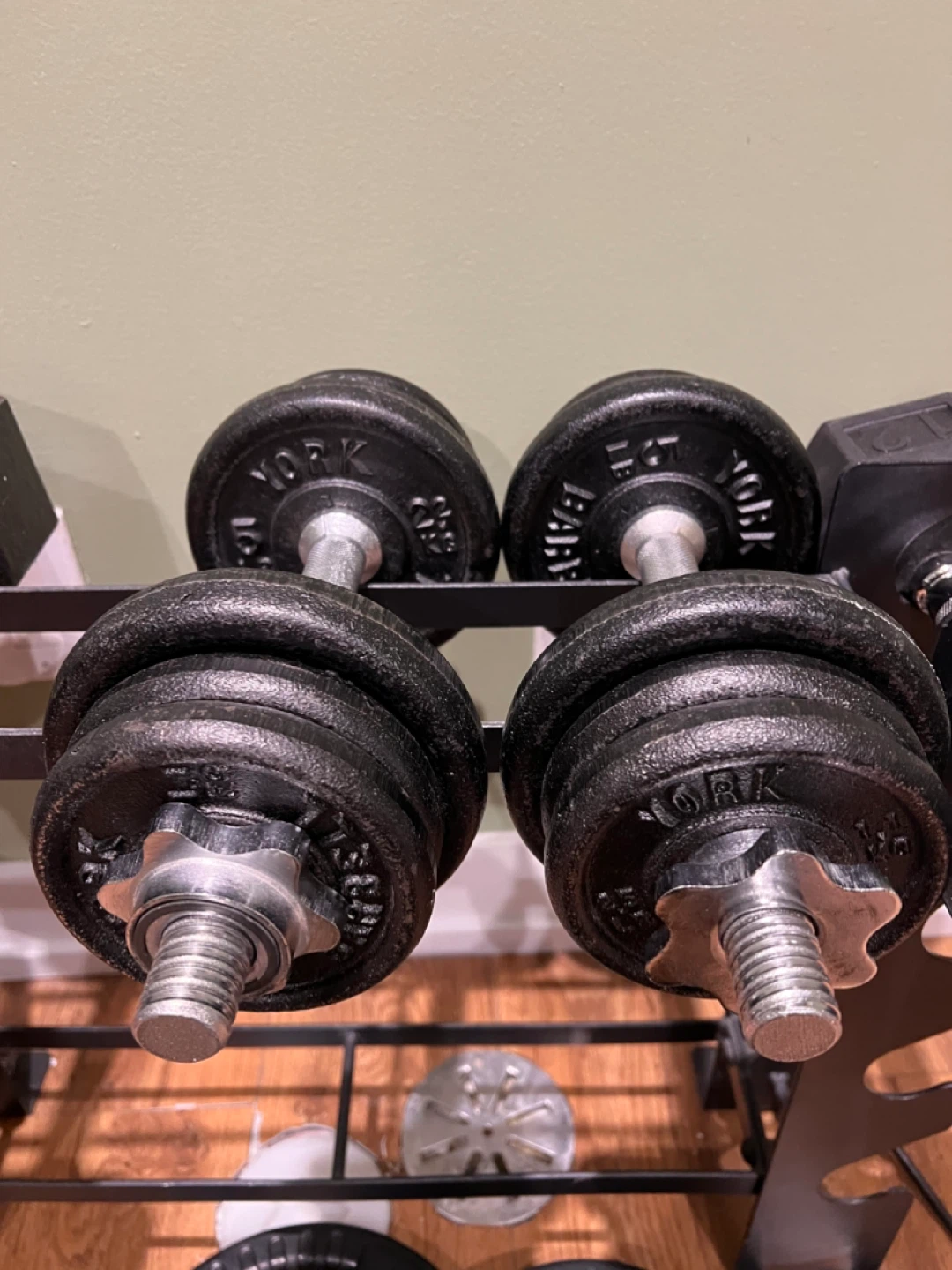 Dumbbells and weights with Rack & Plates - photo 3
