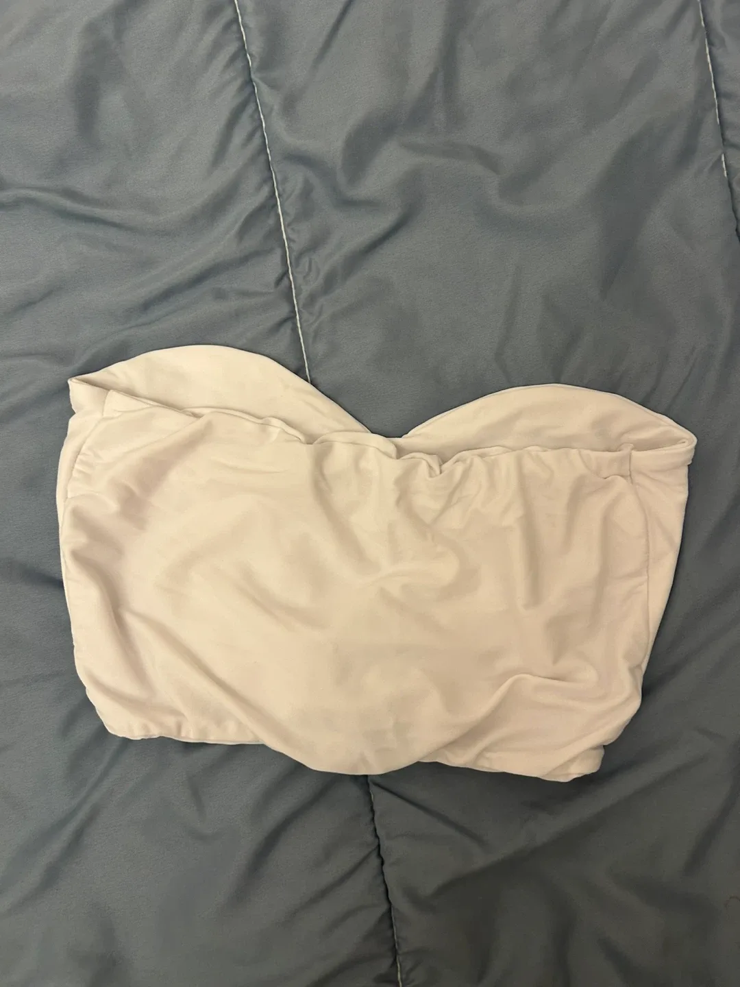 White Strapless Top image indicator(2)