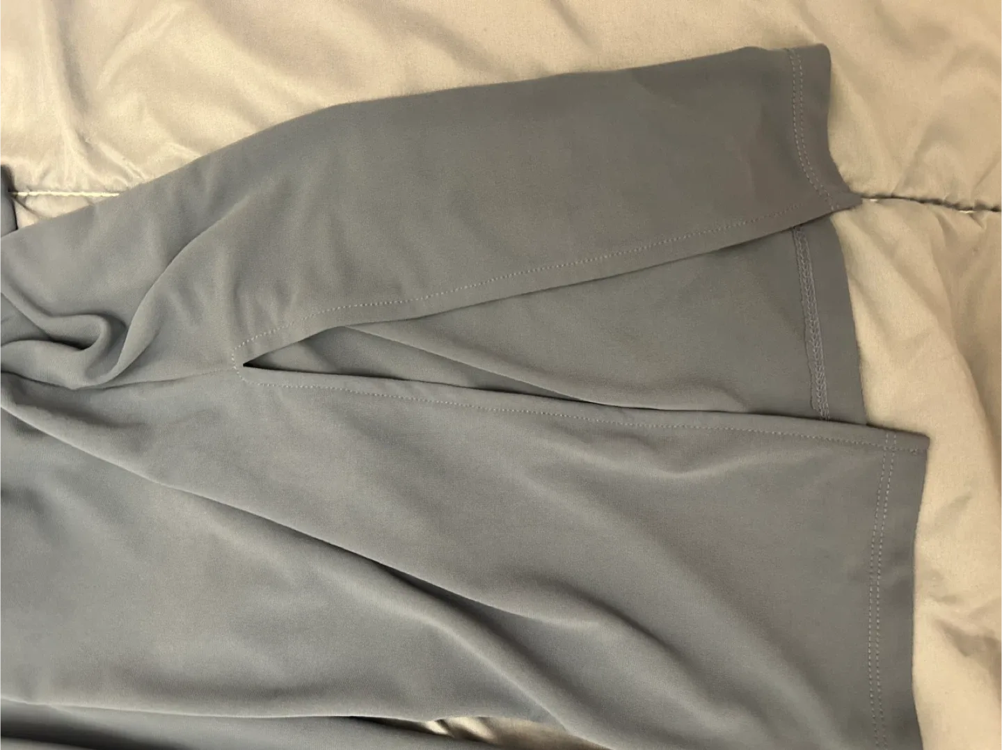 Zara Blue Flowy Pants - Size M thumbnail