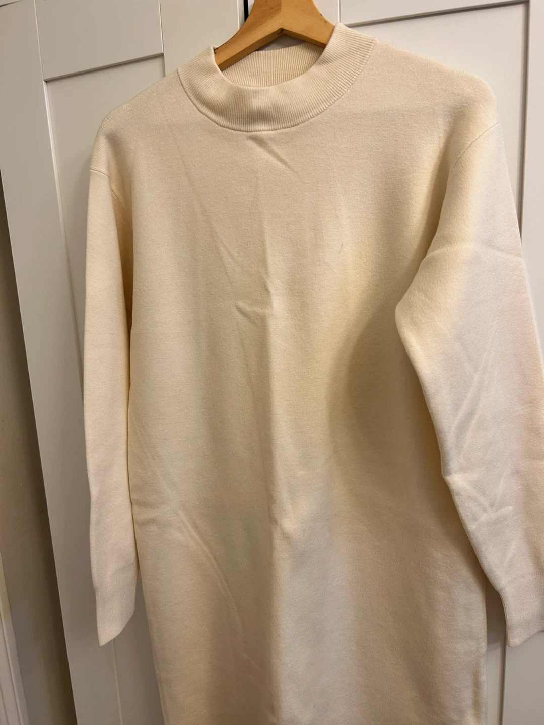 Uniqlo Beige Knit Dress Size S - photo 4