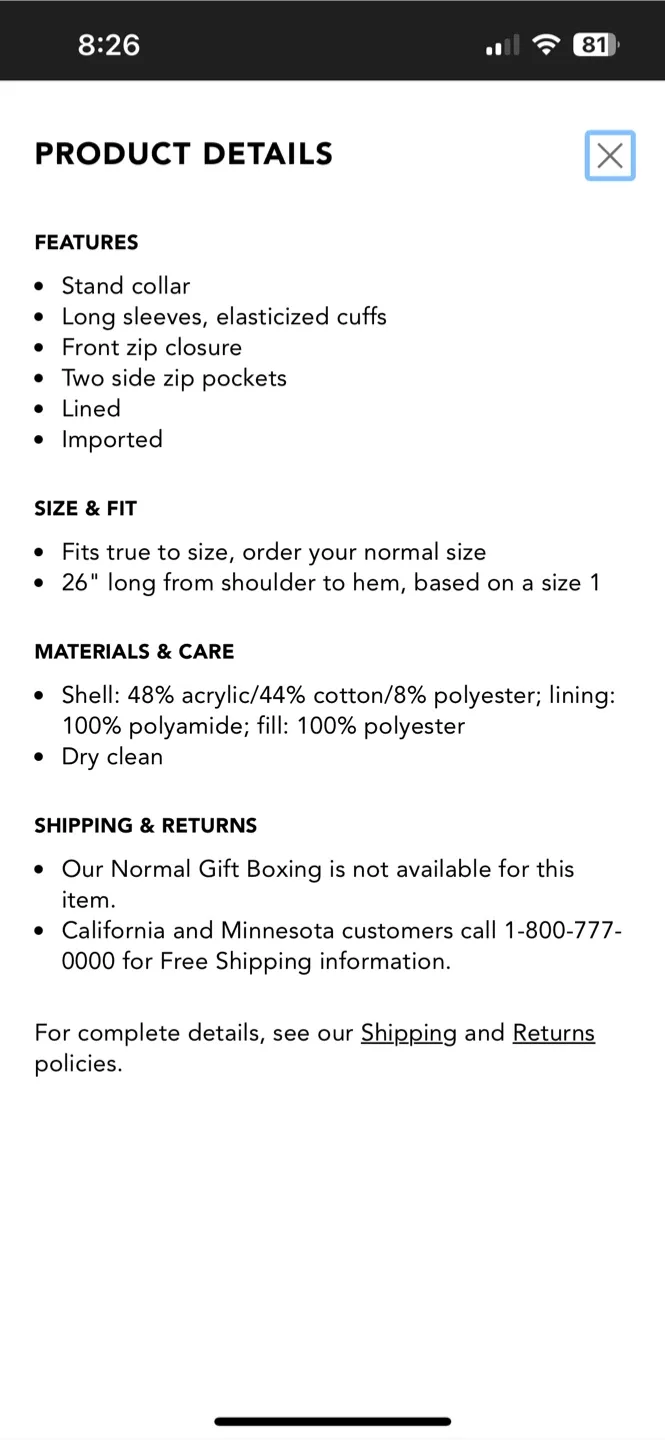 NEW!- The Kooples puffer jacket image indicator(10)