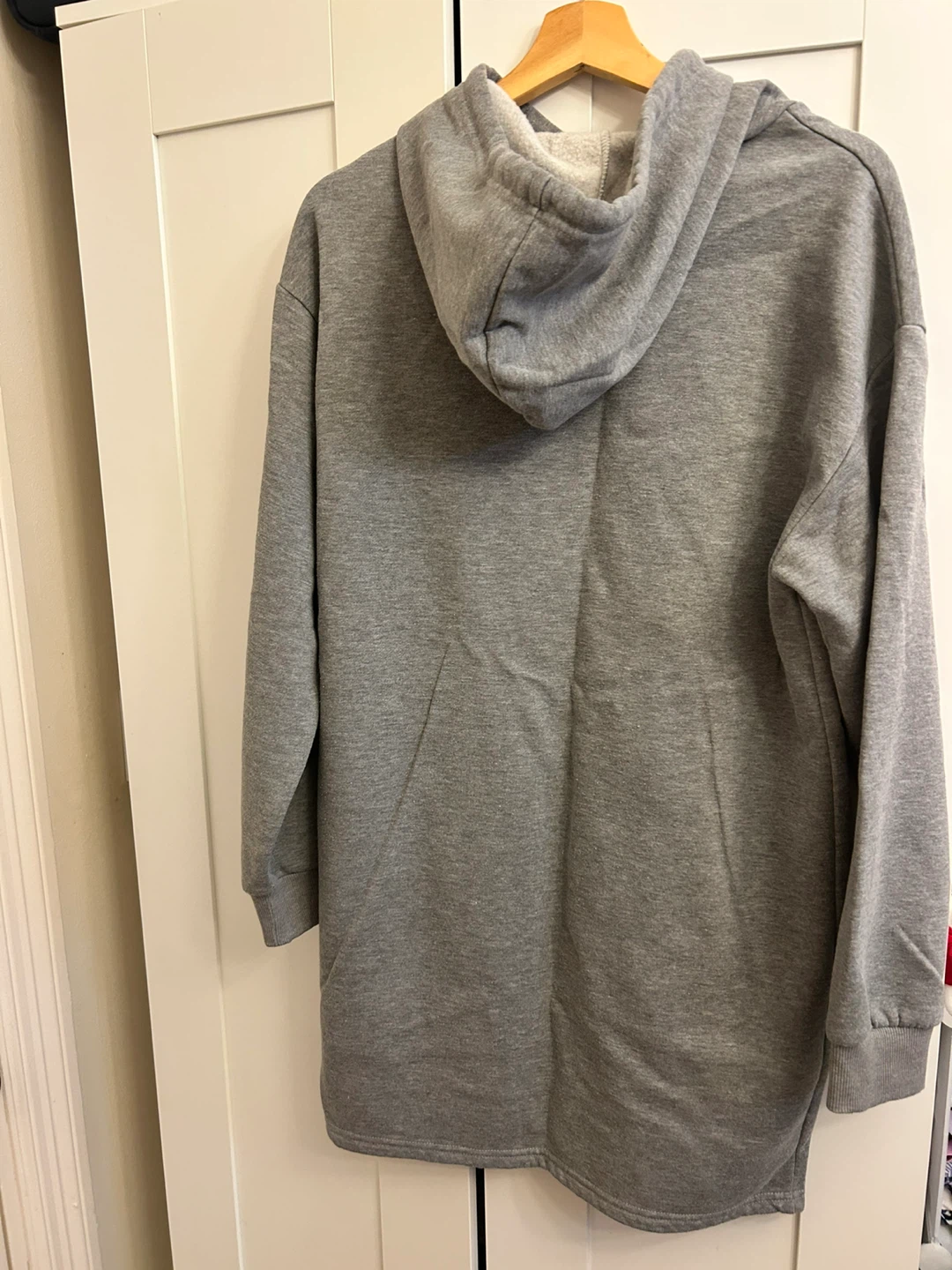 Forever 21 Grey Hoodie Dress - Size M - photo 4