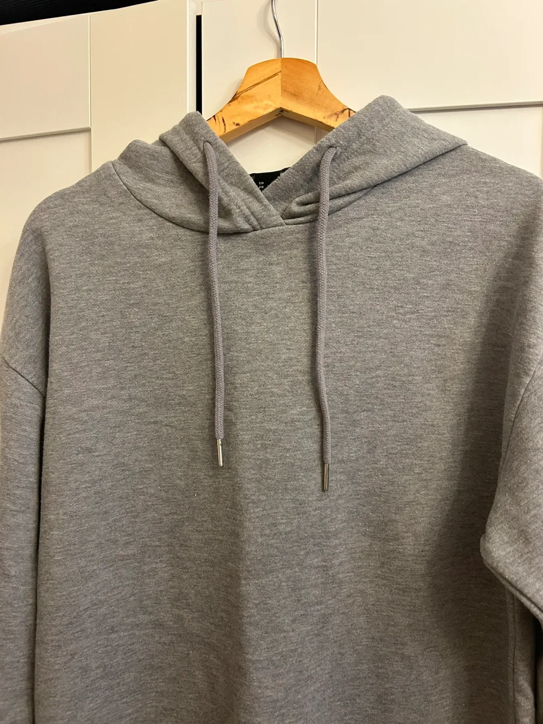 Forever 21 Grey Hoodie Dress - Size M image indicator(6)