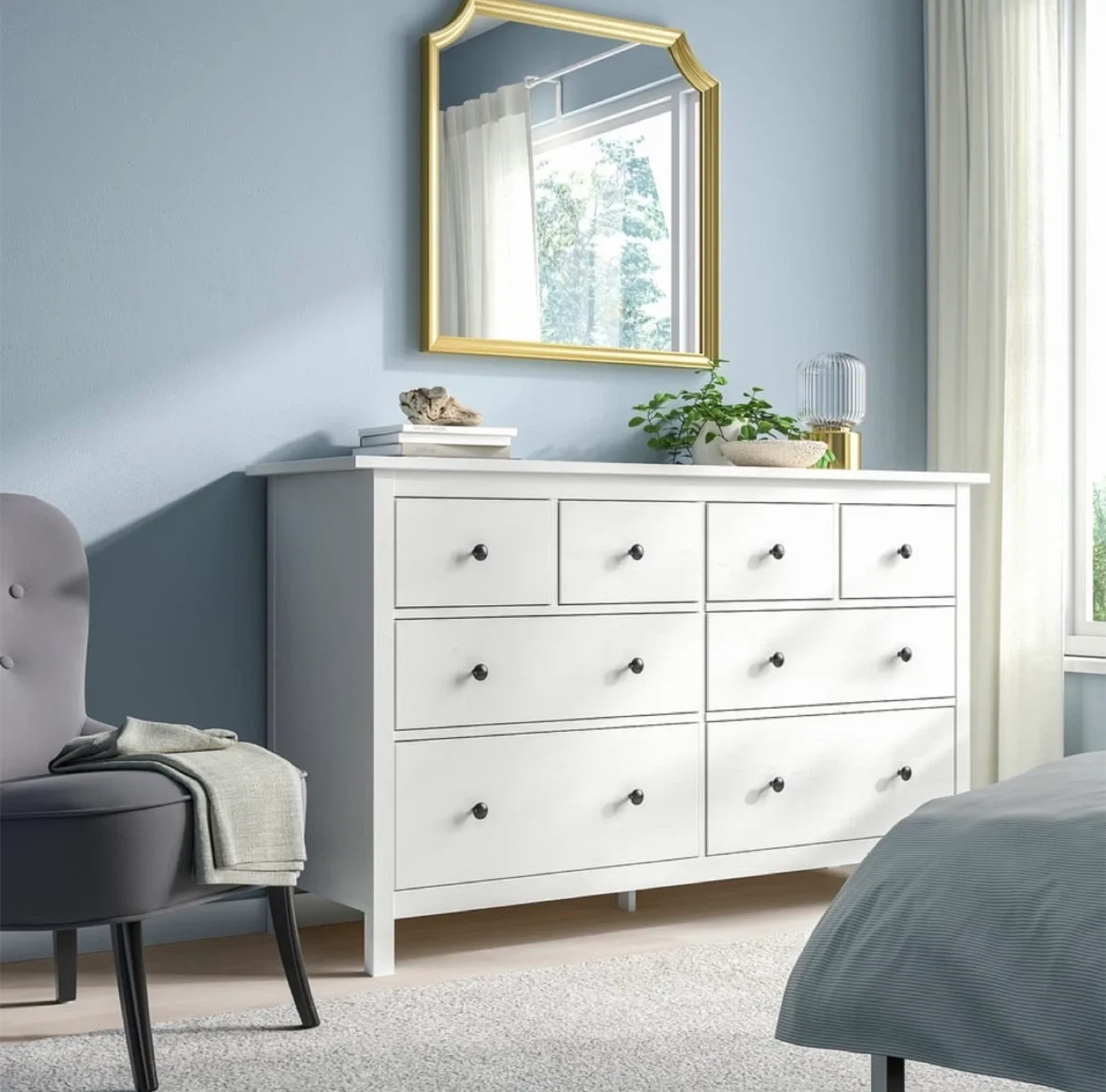 IKEA Hemnes White Dresser (63") image indicator(5)