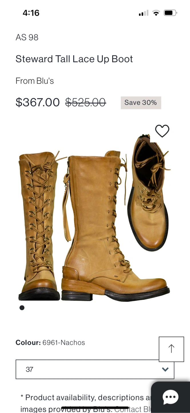 AS 98 Steward Tall Lace Up Boots