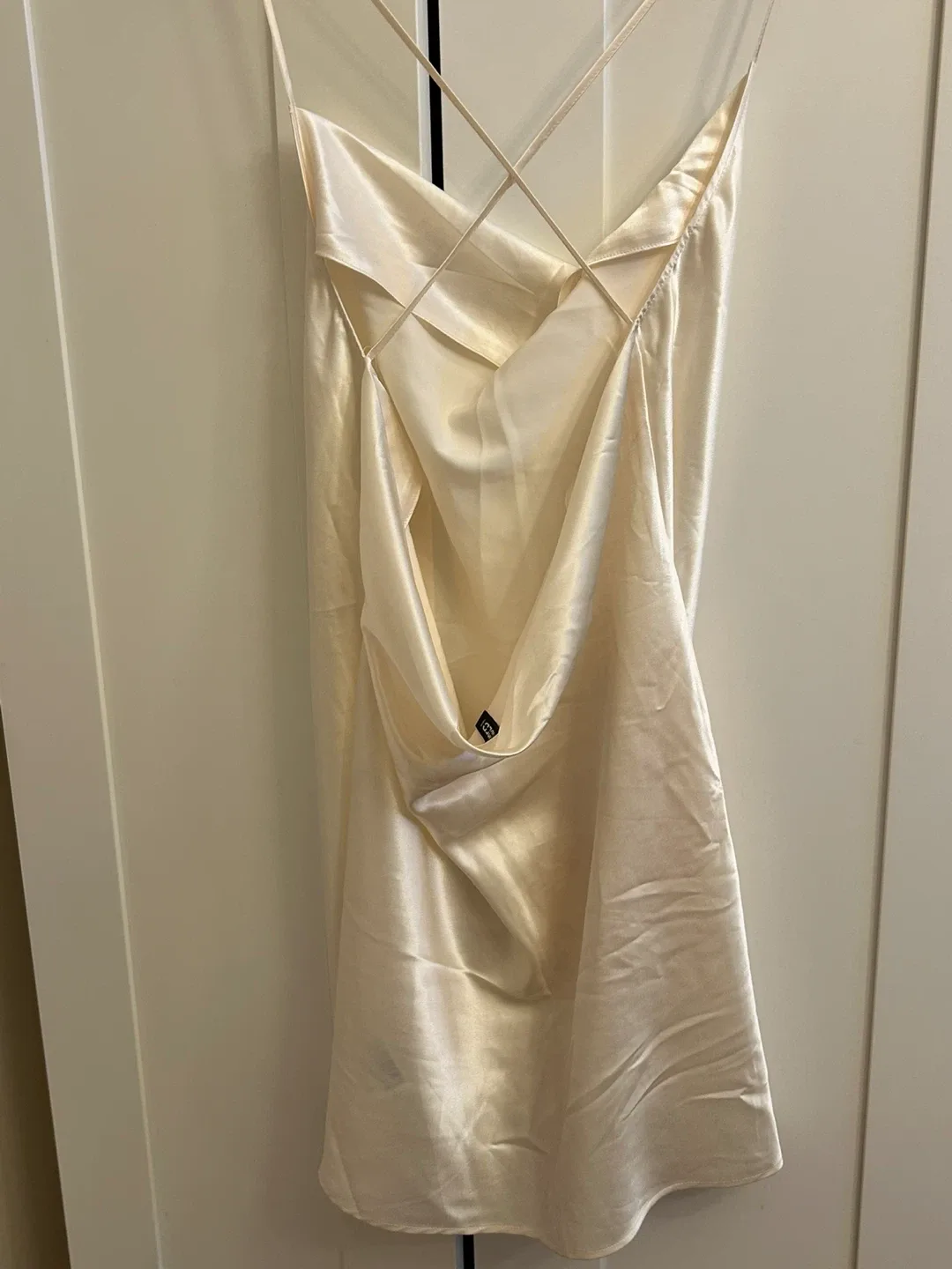 H&M Divided Cream Slip Dress - Size M image indicator(4)