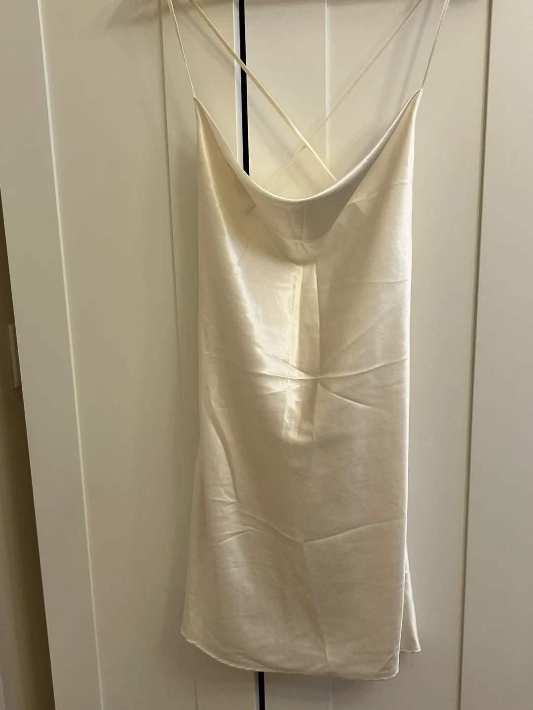 H&M Divided Cream Slip Dress - Size M image indicator(5)