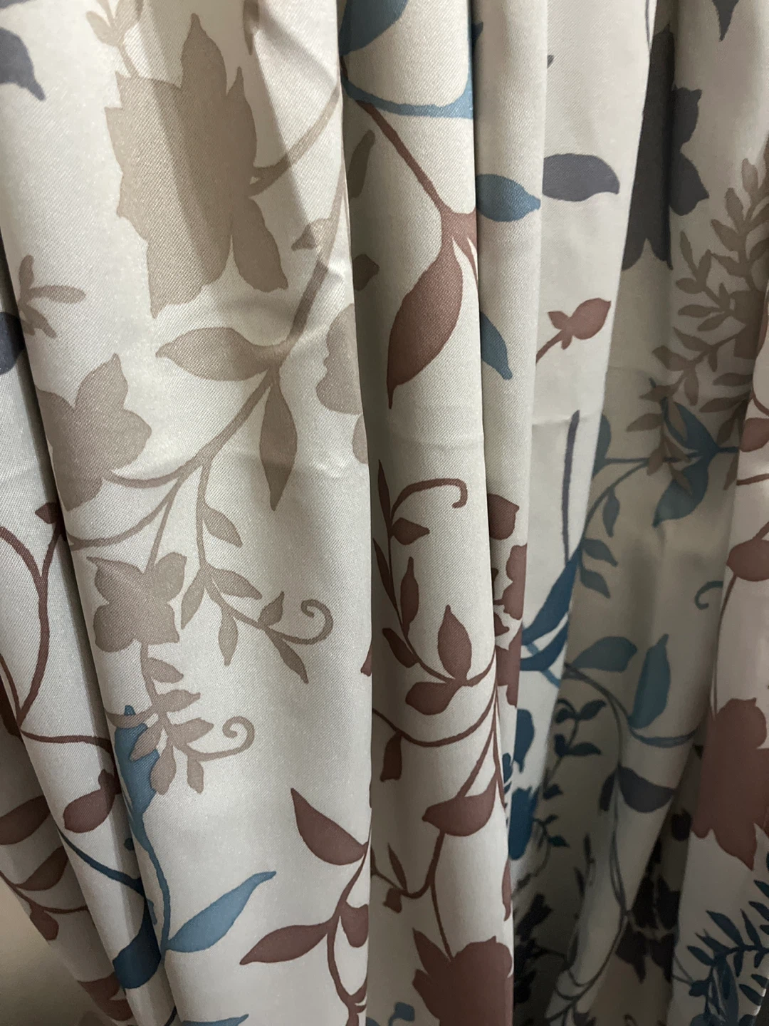 Floral Print Curtain