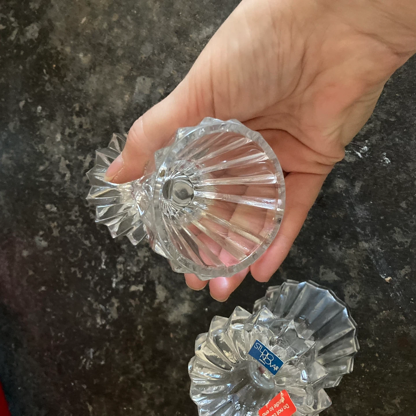 Crystal Candle Holders - photo 2