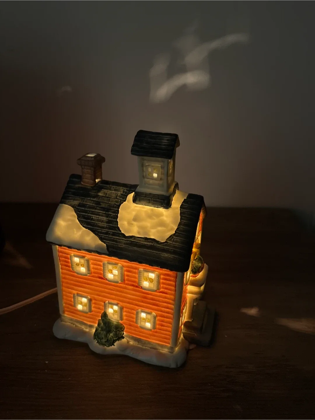 Christmas Village Light Up School House image indicator(5)